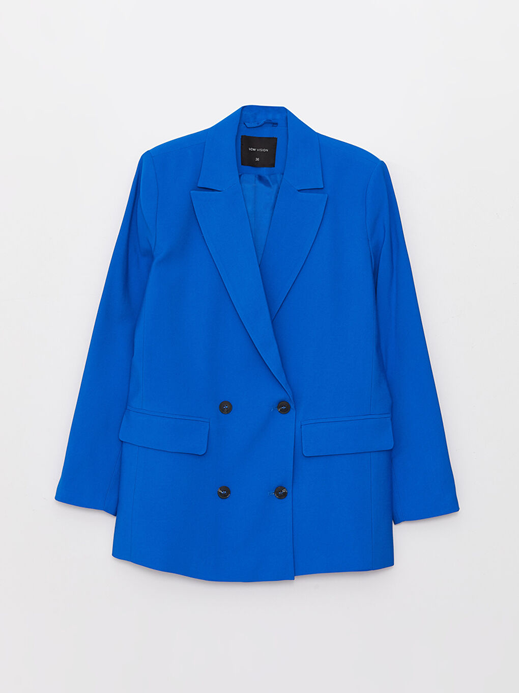 جاكيت بليزر كم طويل سادة للسيدات-5