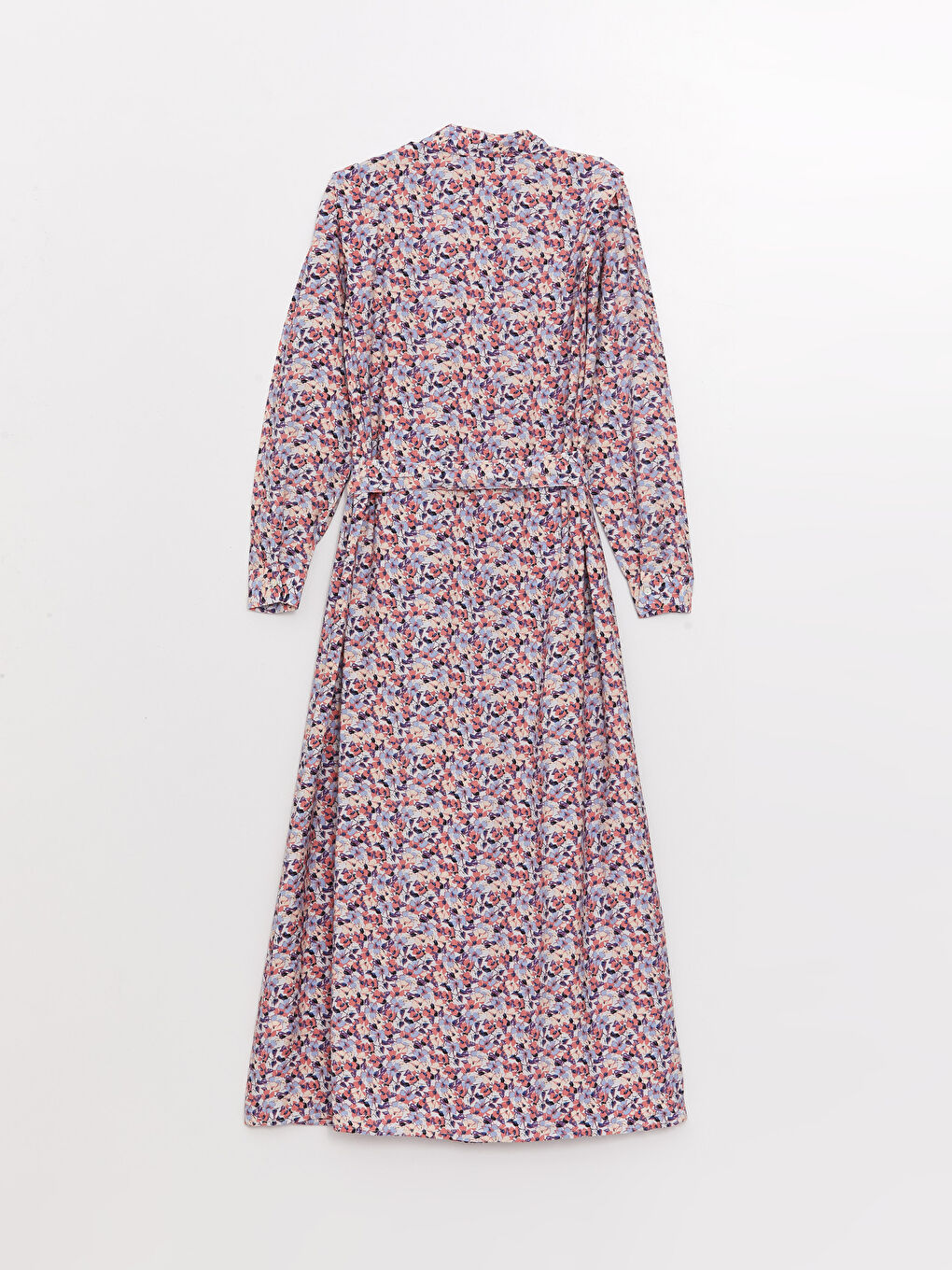 LCWAIKIKI Classic Floral Oversize Women's Shirt Dress -S3FS80Z8-F9C
