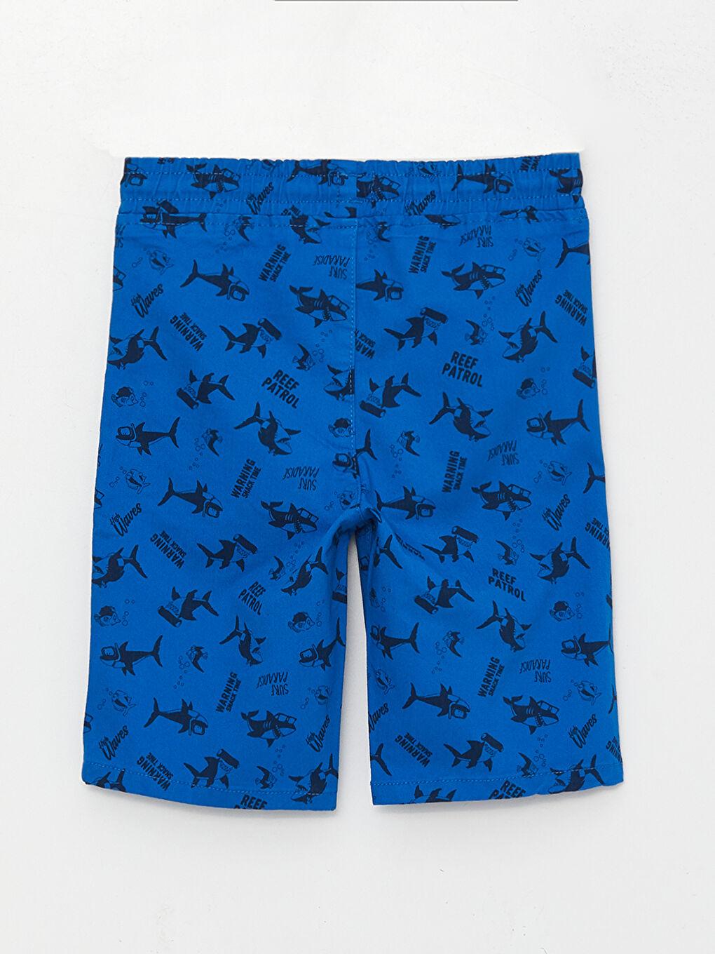 شورت للأولاد مطبوع بخصر مرن-1