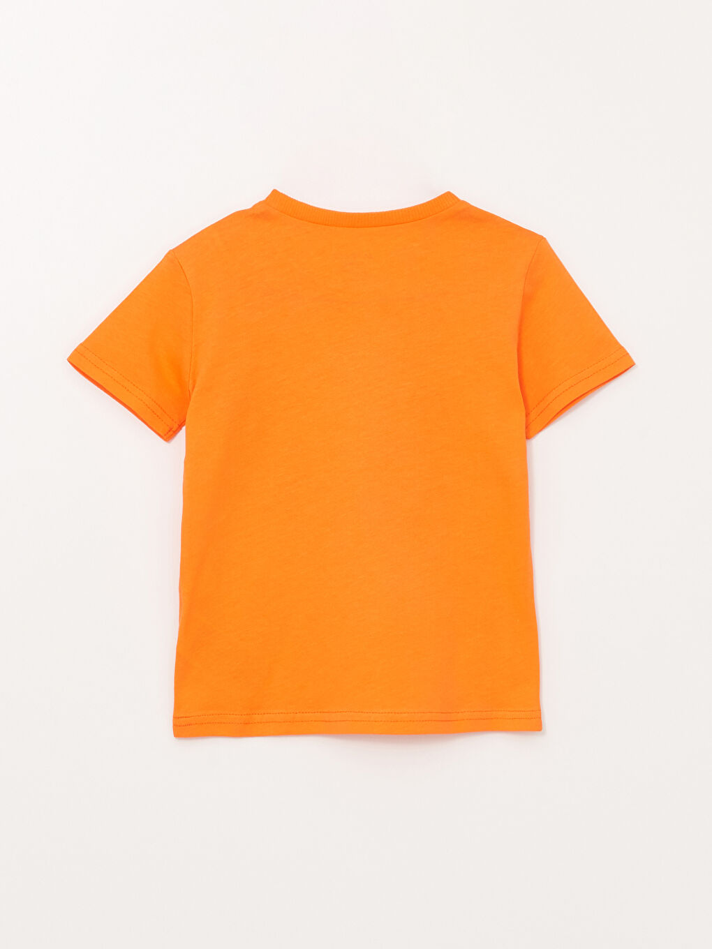 Turuncu Bisiklet Yaka Kısa Kollu Baskılı Erkek Bebek Tişört-4
