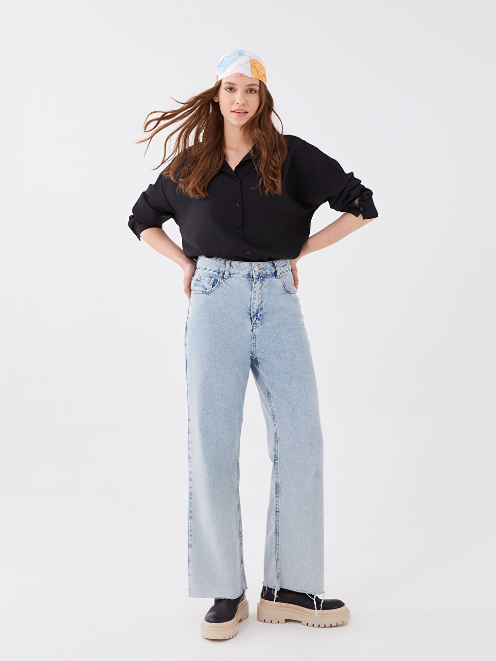 Karışık Desenli Kadın Bandana-2