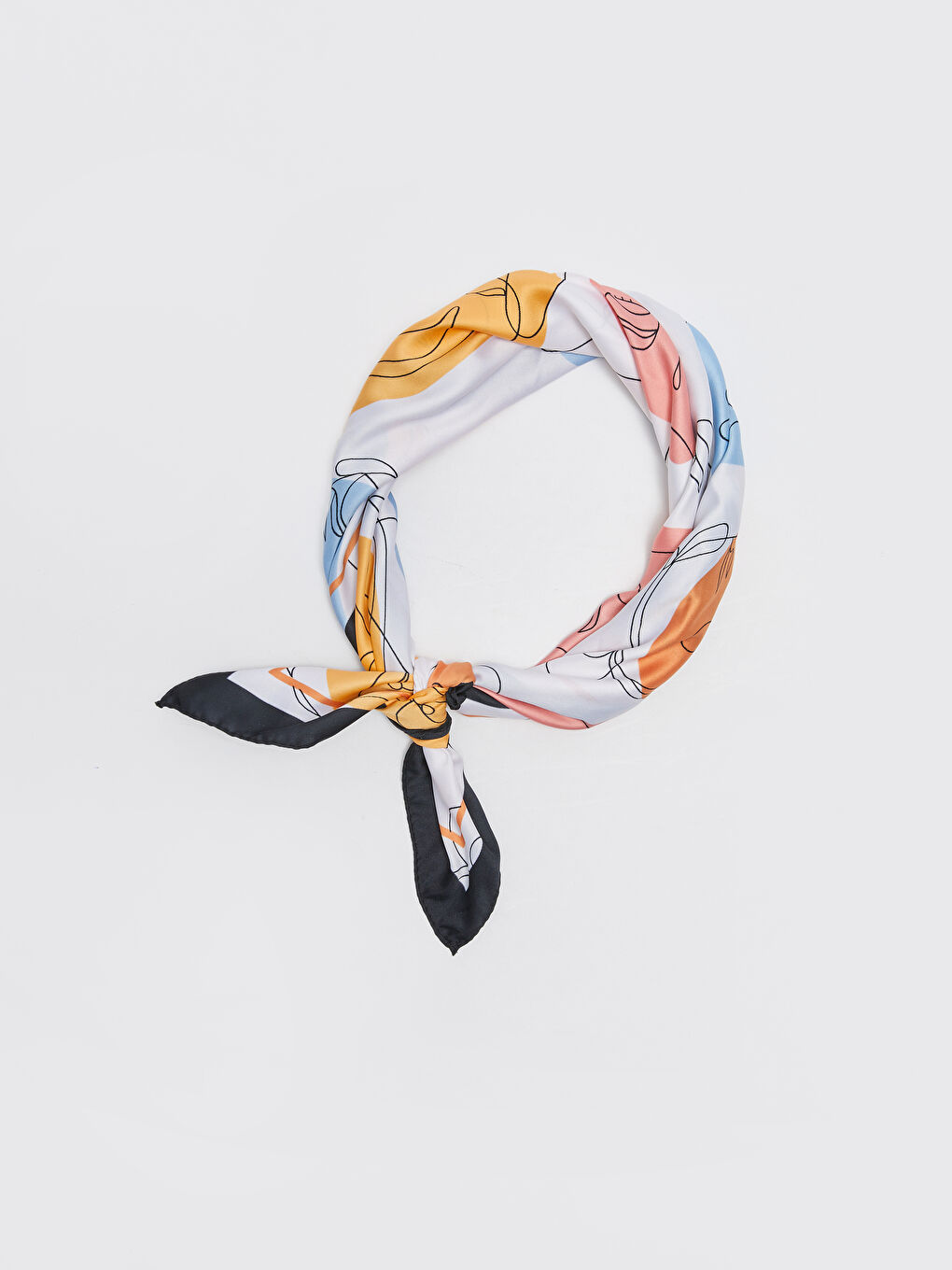 Karışık Desenli Kadın Bandana-4