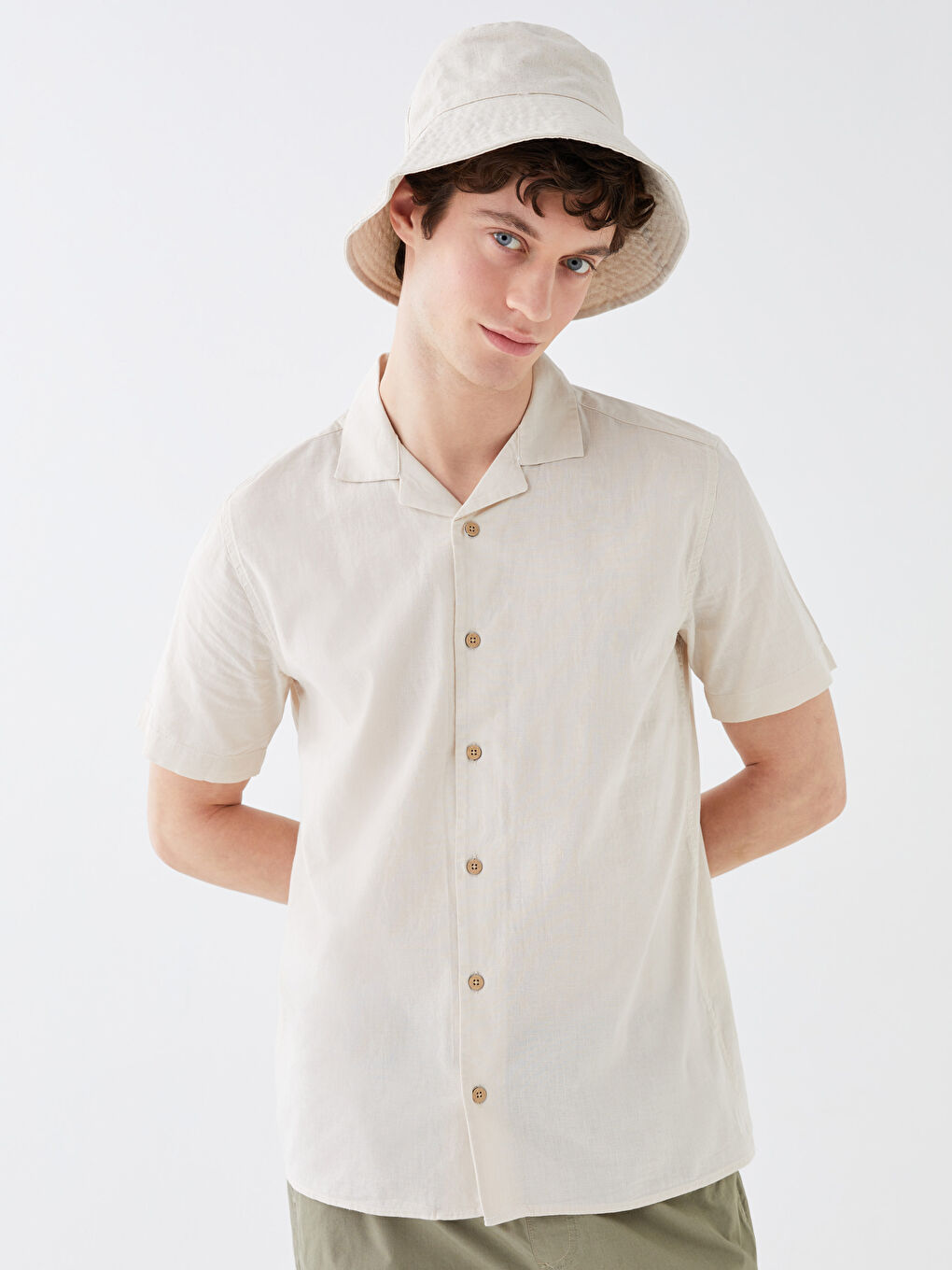 XSIDE Regular Fit Short Sleeve Men's Shirt -S3FT61Z8-S4M
