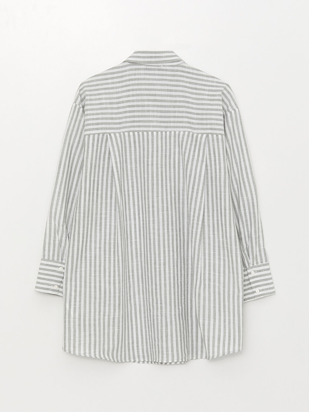 Striped Oversize Women's Shirt Tunic-6