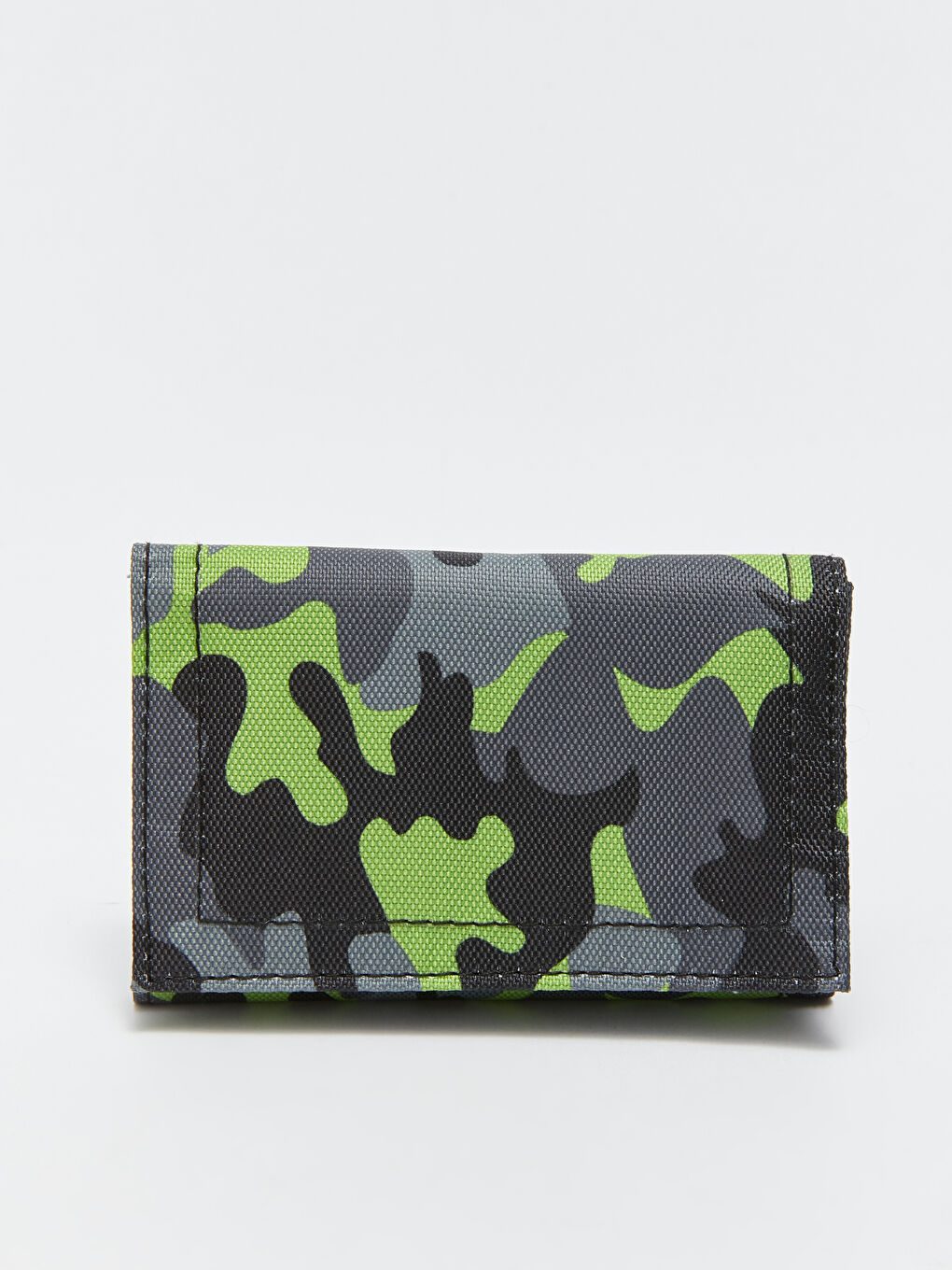 Yeşil Kamuflaj Baskılı Erkek Çocuk Cüzdan
