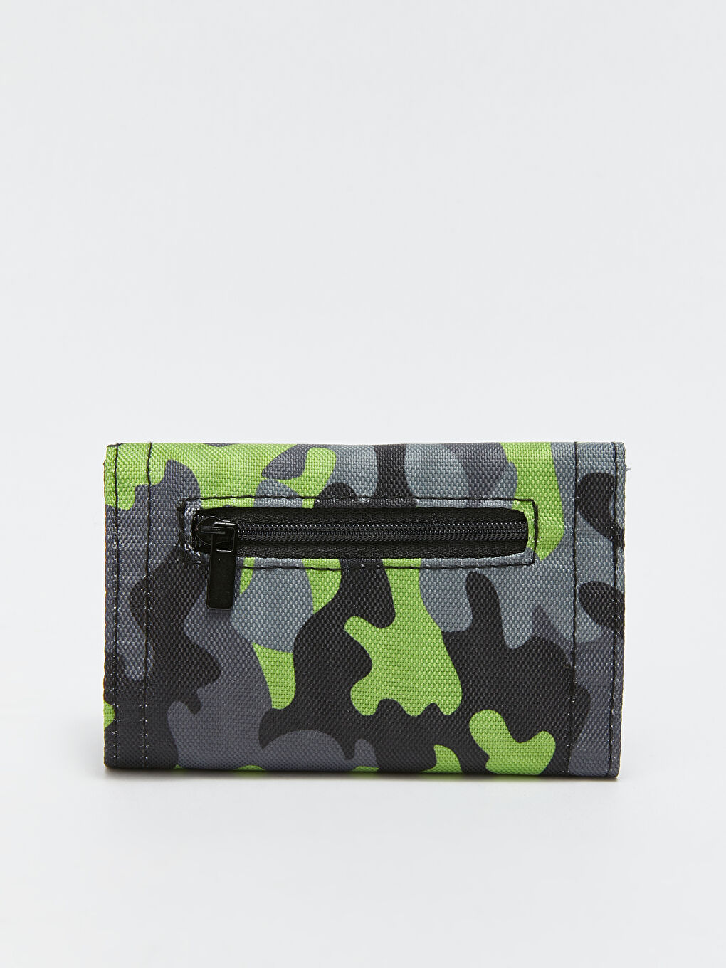 Yeşil Kamuflaj Baskılı Erkek Çocuk Cüzdan-2
