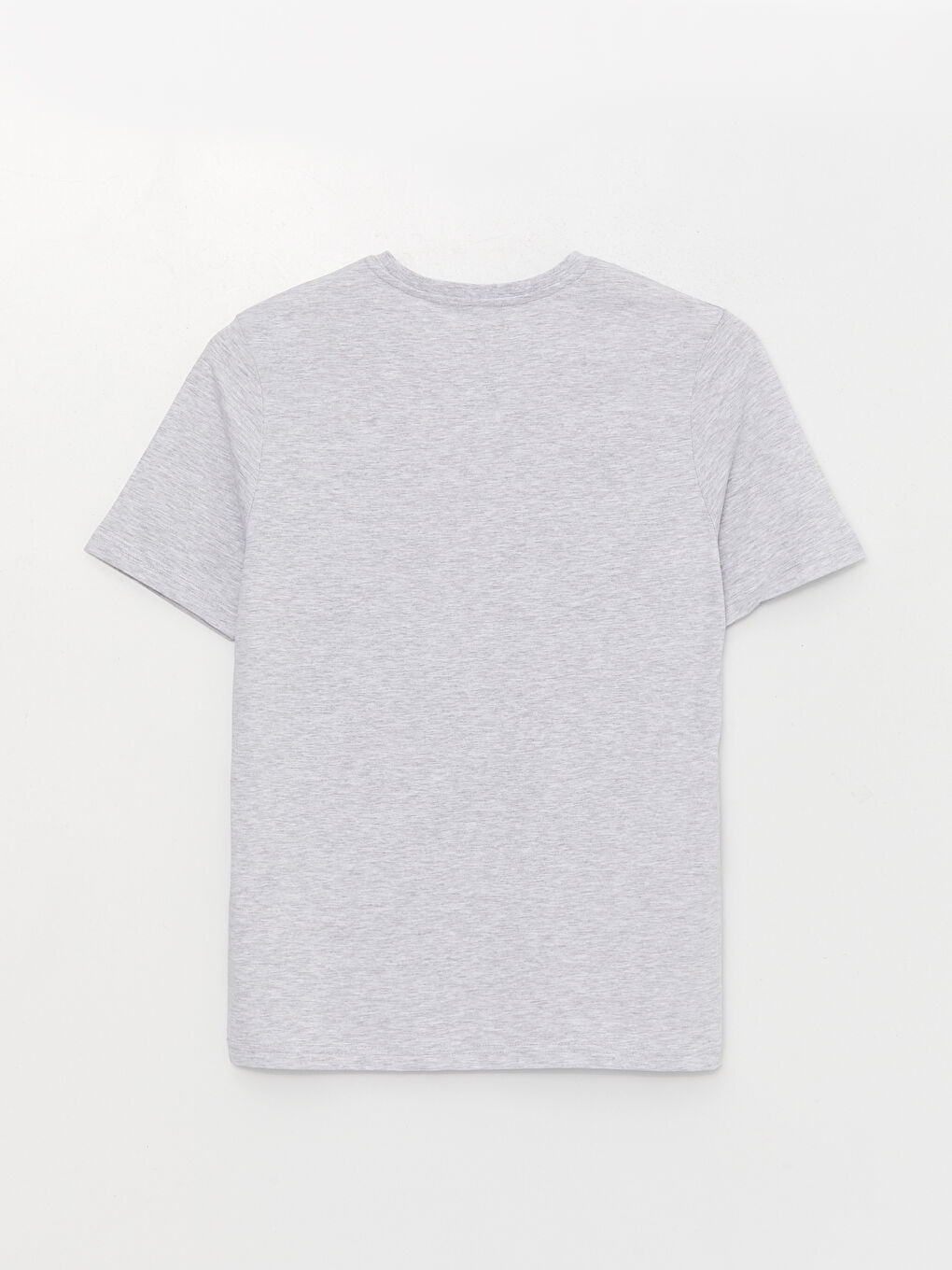 Crew Neck Short Sleeve Printed Combed Cotton Men's T-shirt-6