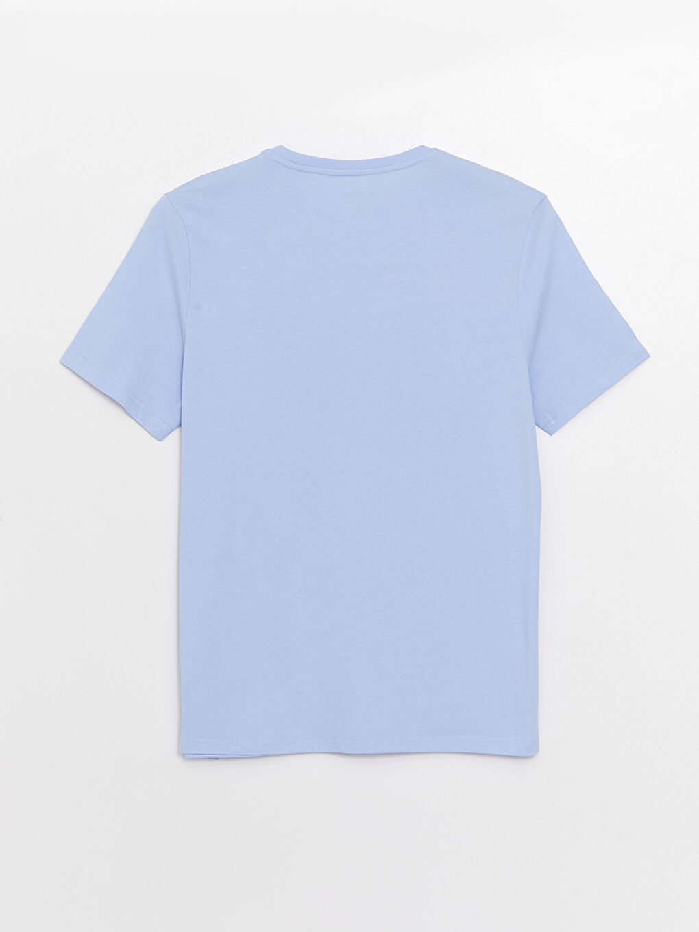 Crew Neck Short Sleeve Printed Combed Cotton Men's T-shirt-6