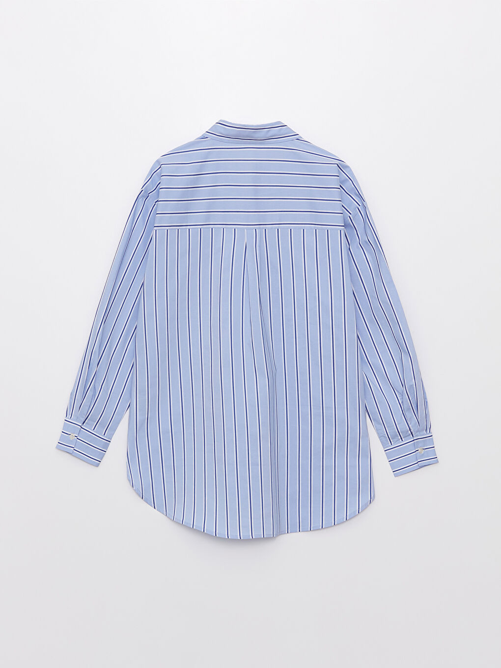 LC Waikiki Women's Striped Long Sleeve Shirt -S3FT87Z8-LEN
