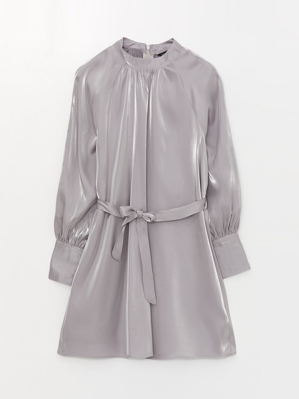 【P】MEDI SATIN DOCKING TUNIC TEE Access Fashion | Satin t-shirt with padded shoulders