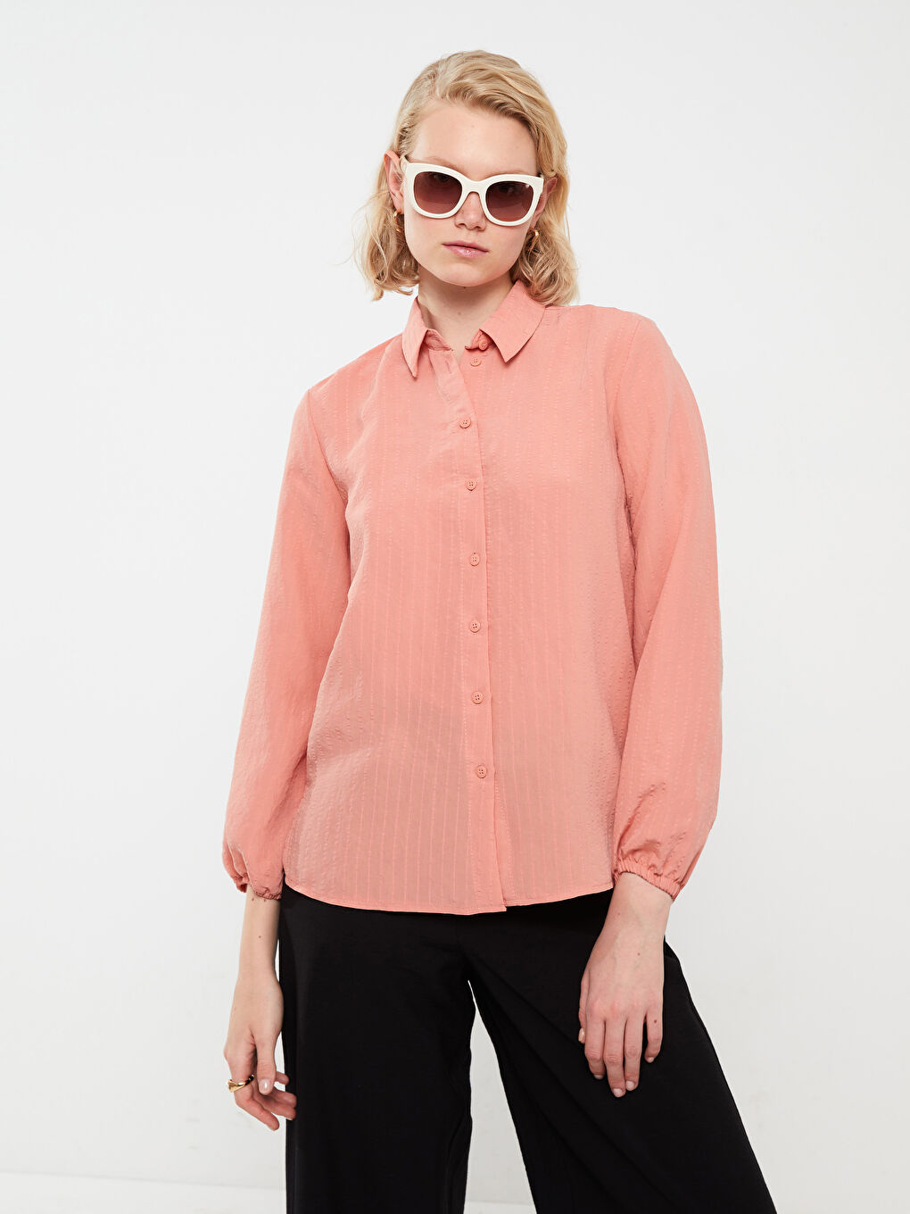 Women's Striped Long Sleeve Shirt