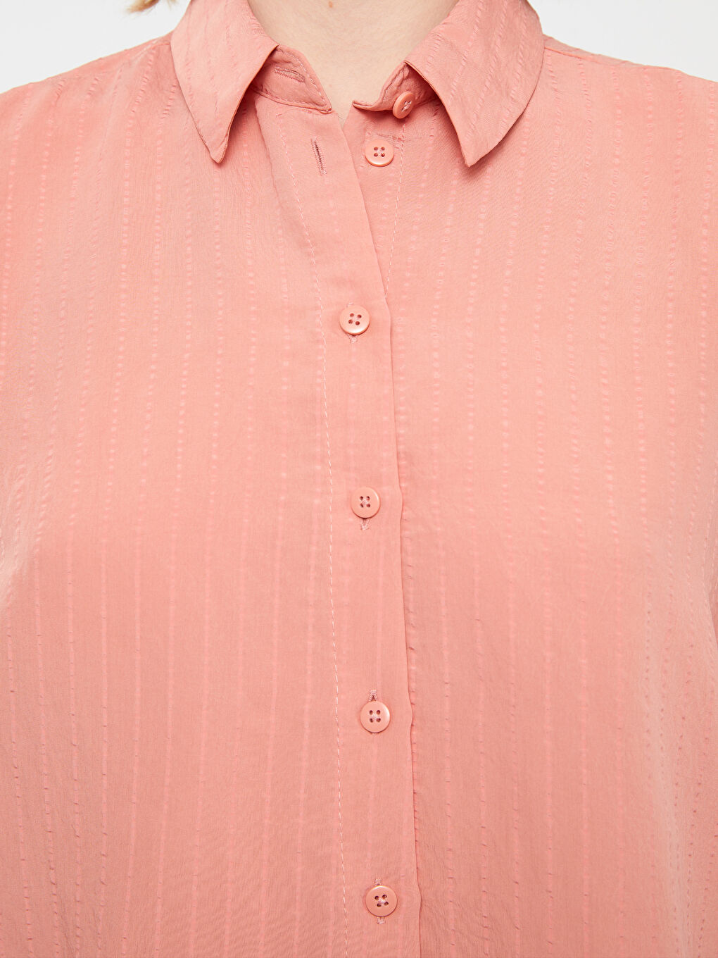 Women's Striped Long Sleeve Shirt-3