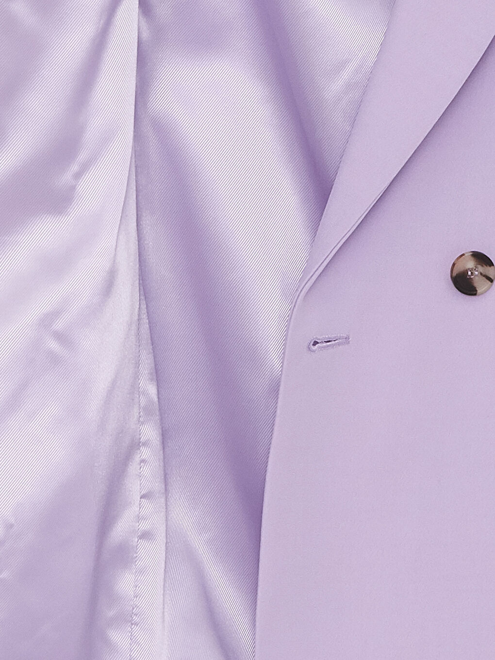 Lila Düz Uzun Kollu Kadın Blazer Ceket-8