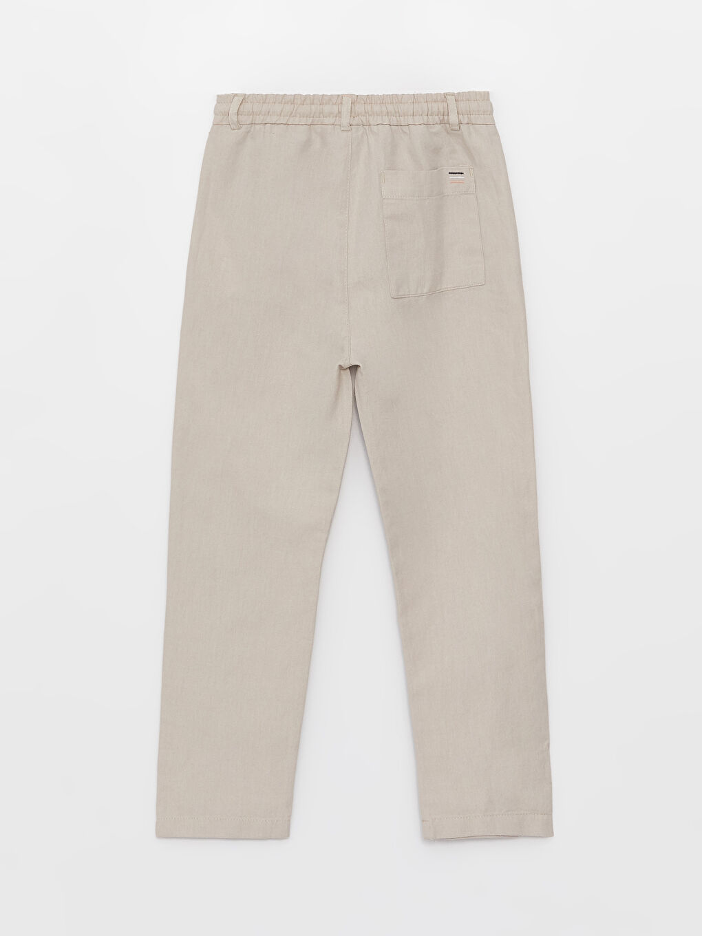 Elasticated Waist Basic Boys' Trousers-1