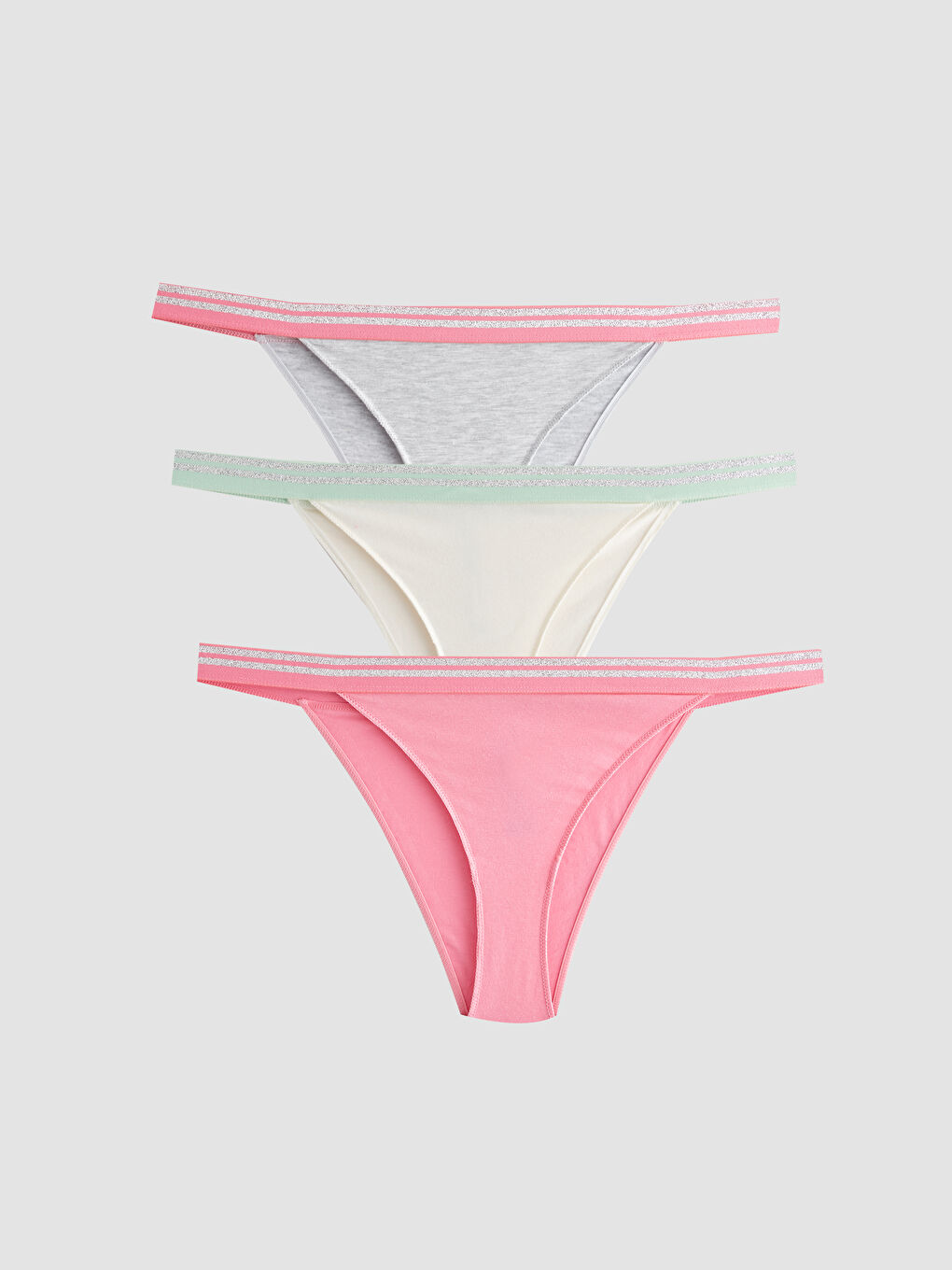 LCW Young Plain Brazilian Knickers 3-Pack -S3FU60Z8-FNL