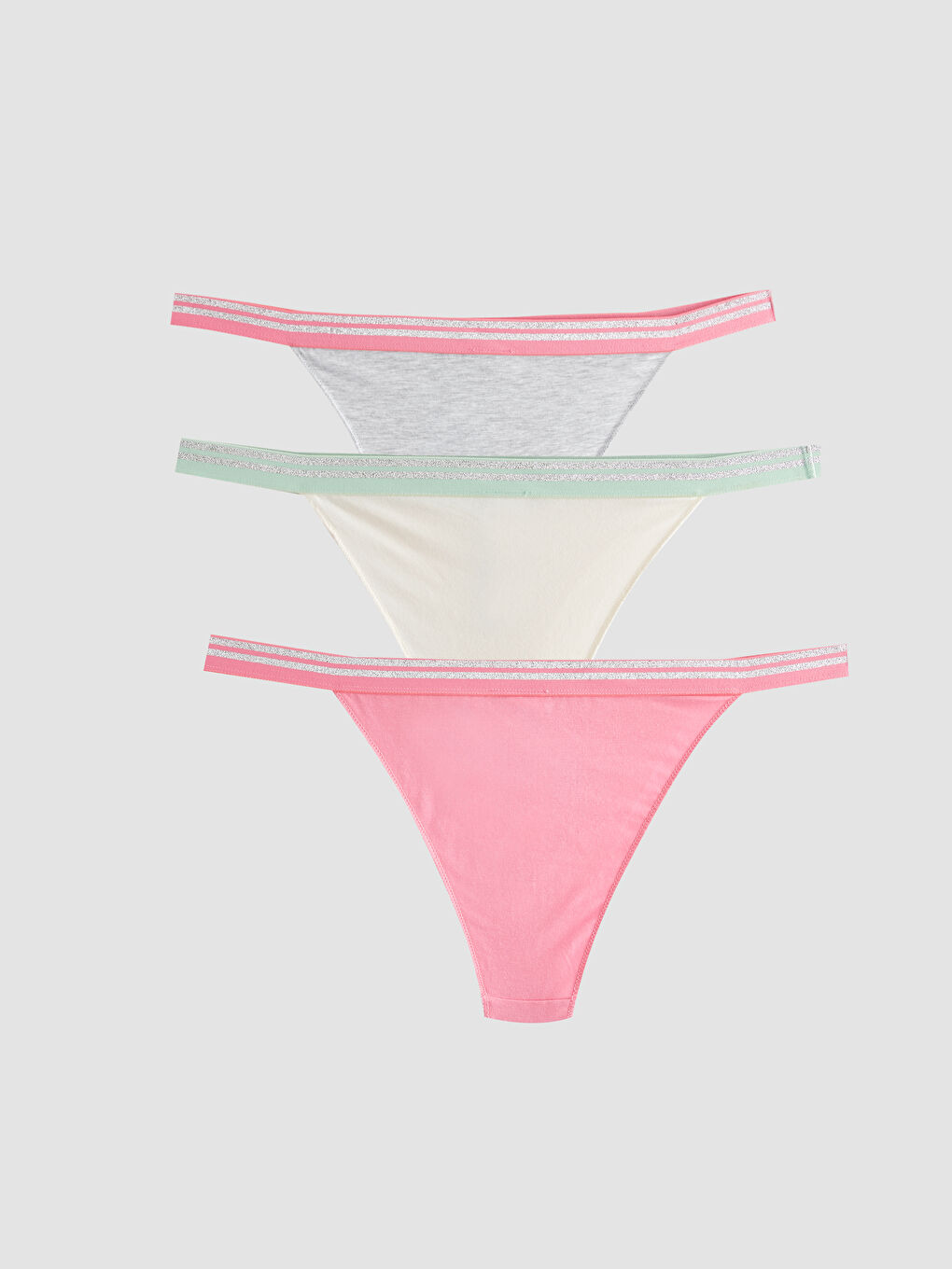 LCW Young Plain Brazilian Knickers 3-Pack -S3FU60Z8-FNL