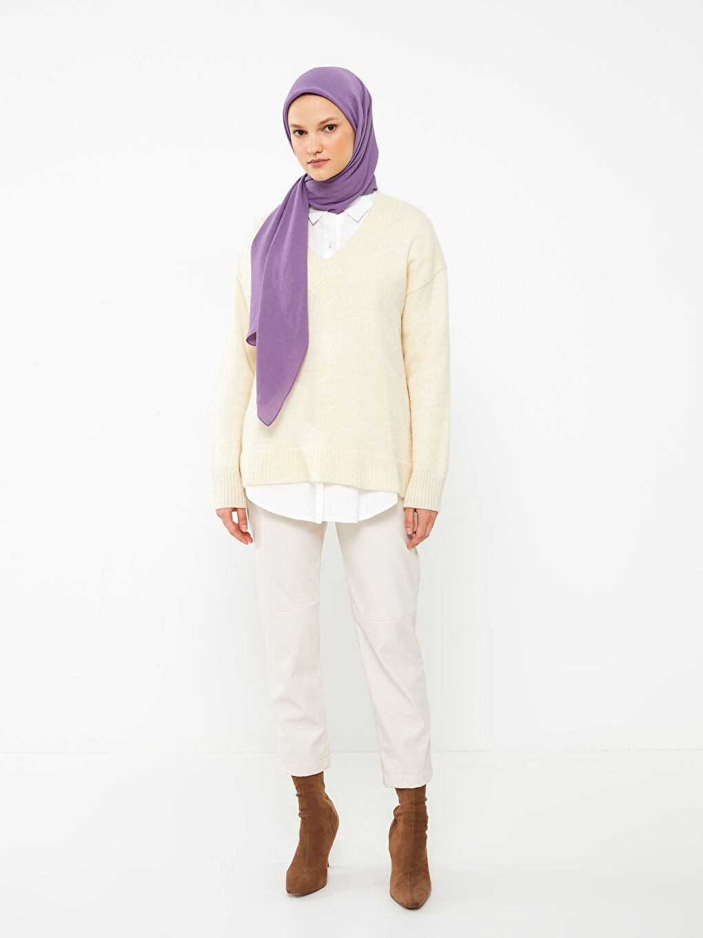 Ženski Jednobojni Šal-1