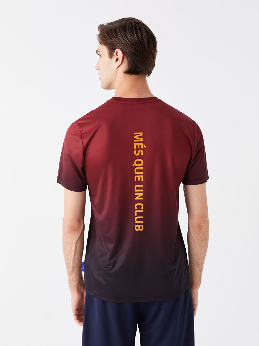 XSIDE ACTIVE Crew Neck Short Sleeve Barcelona Printed Men's T-Shirt -S3FV34Z8-HMS