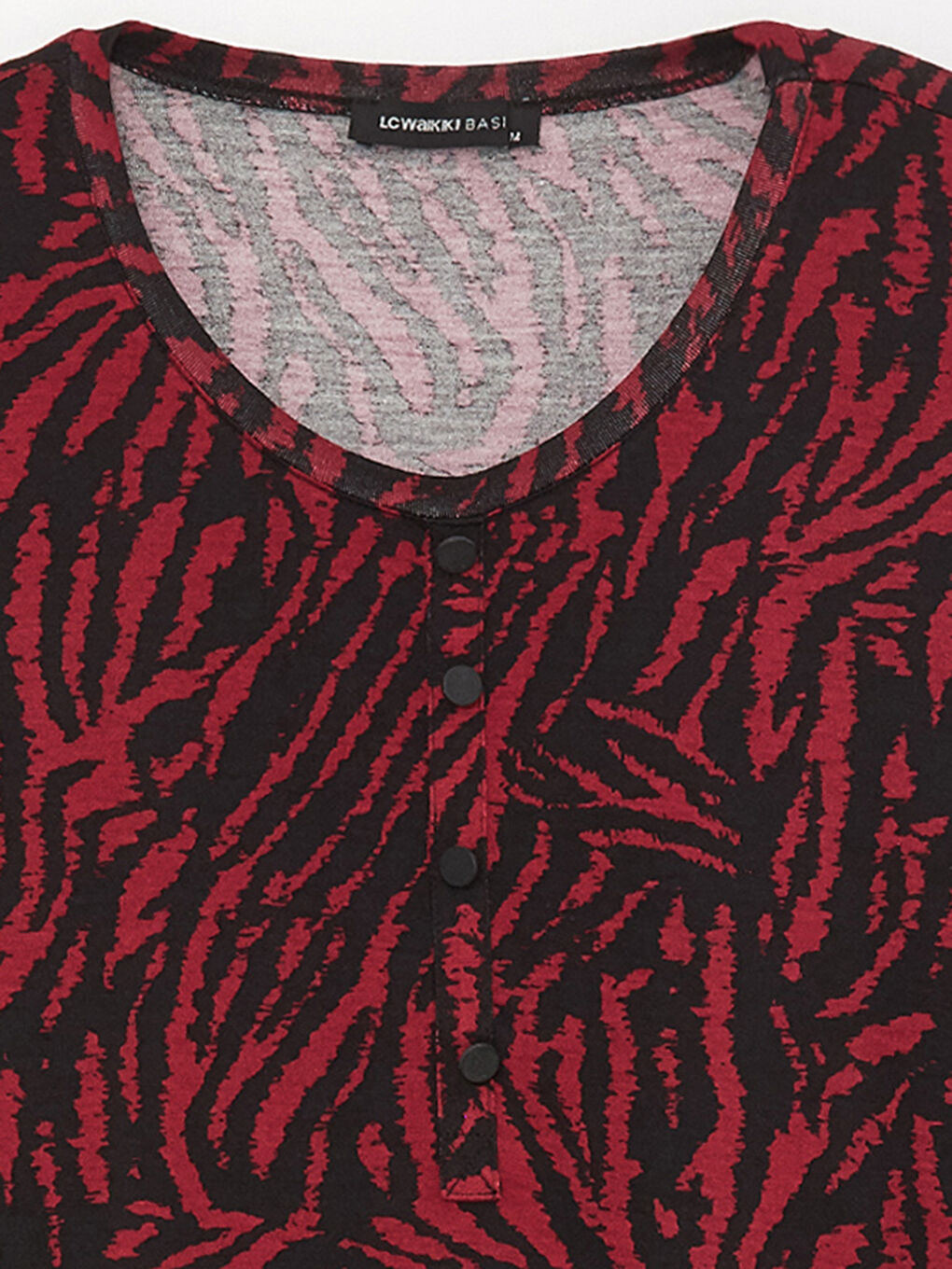 LC Waikiki Crew Neck Patterned Women's T-Shirt -S3FV44Z8-LQV
