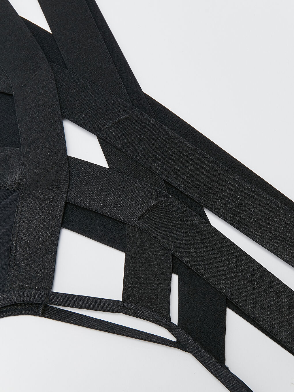 Siyah Düz Fantezi Brazilian Külot-2