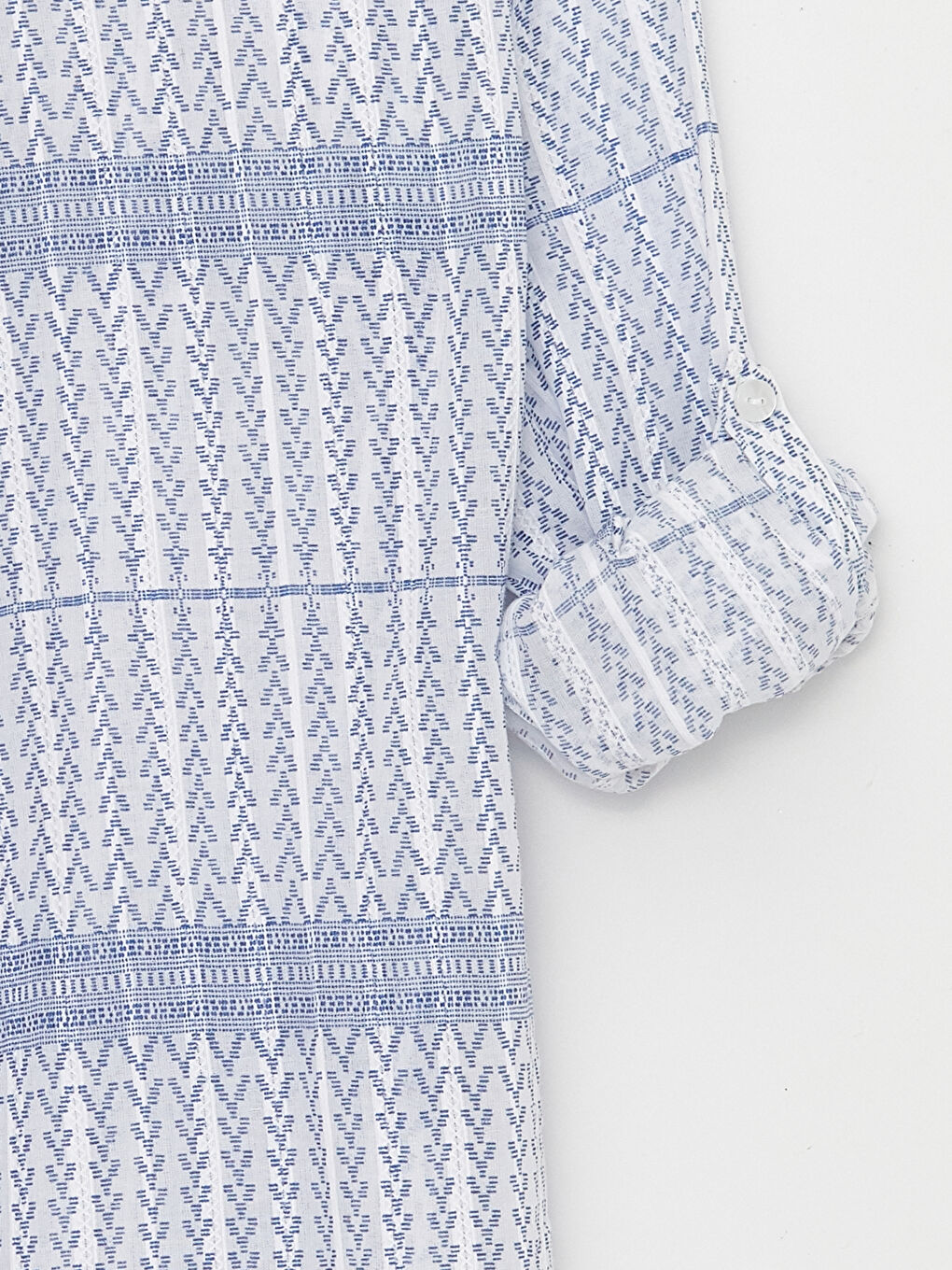 Узорчатая Женская Рубашка-Туника-8