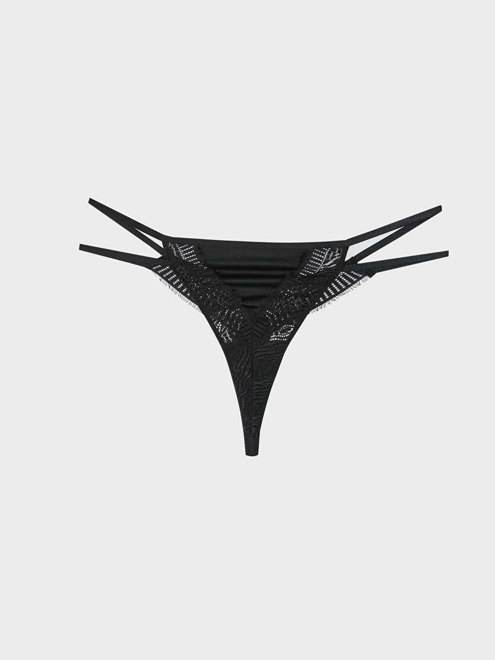Lace Detailed Fantasy Thong Panties -S3FV66Z8-CVL