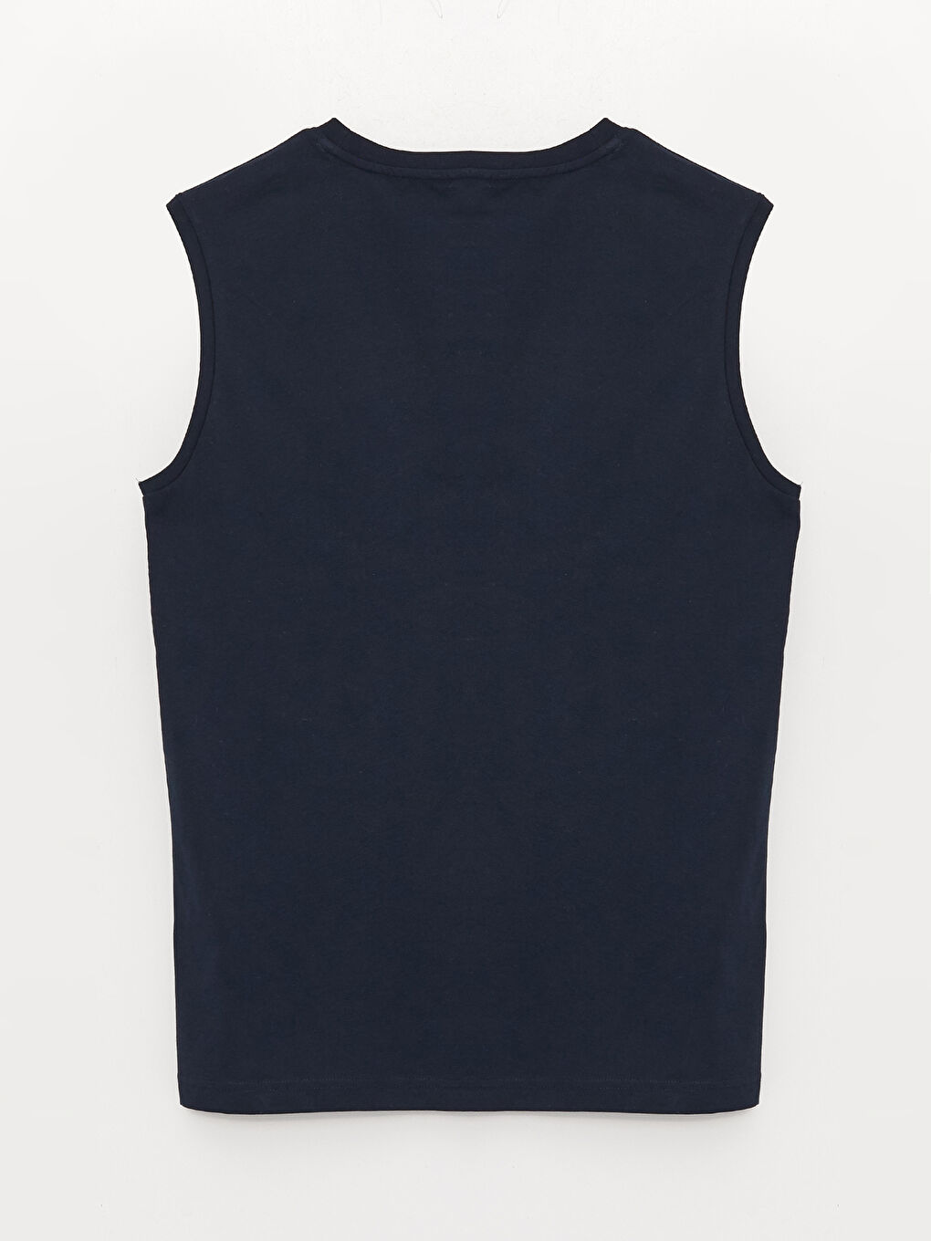 تيشيرت بدون أكمام مطبوع برقبة دائرية جيرسي للرجال-6