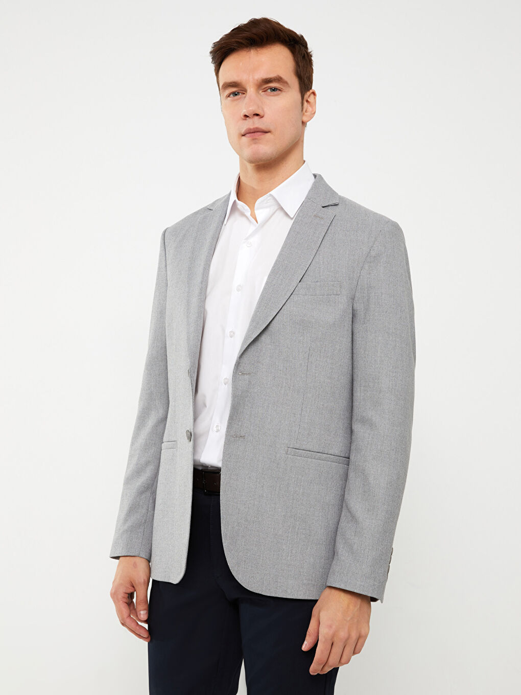 LCWAIKIKI Classic Slim Fit Men's Blazer Jacket -S3FV84Z8-GDU