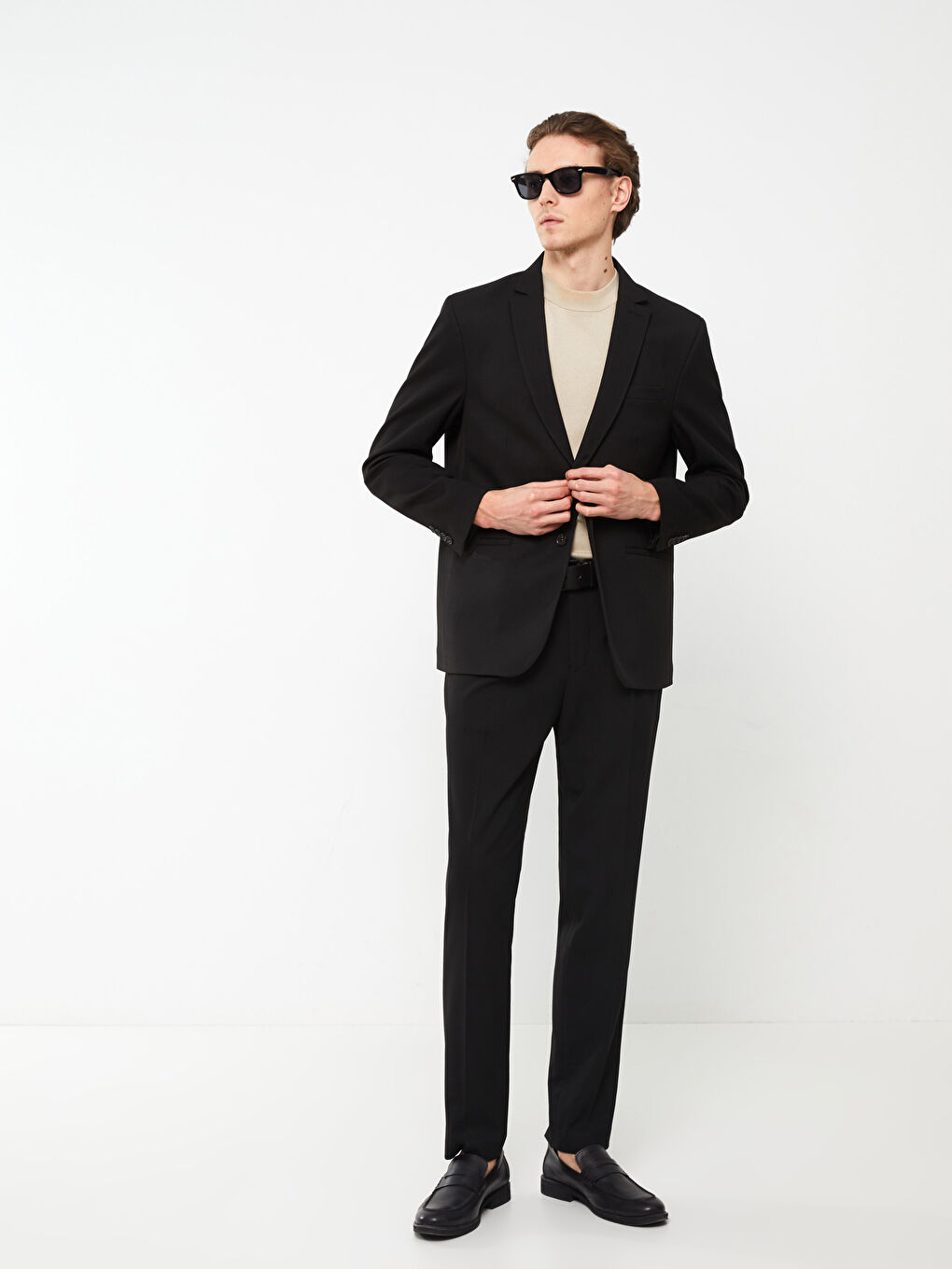 جاكيت بليزر رفيع للرجال-2