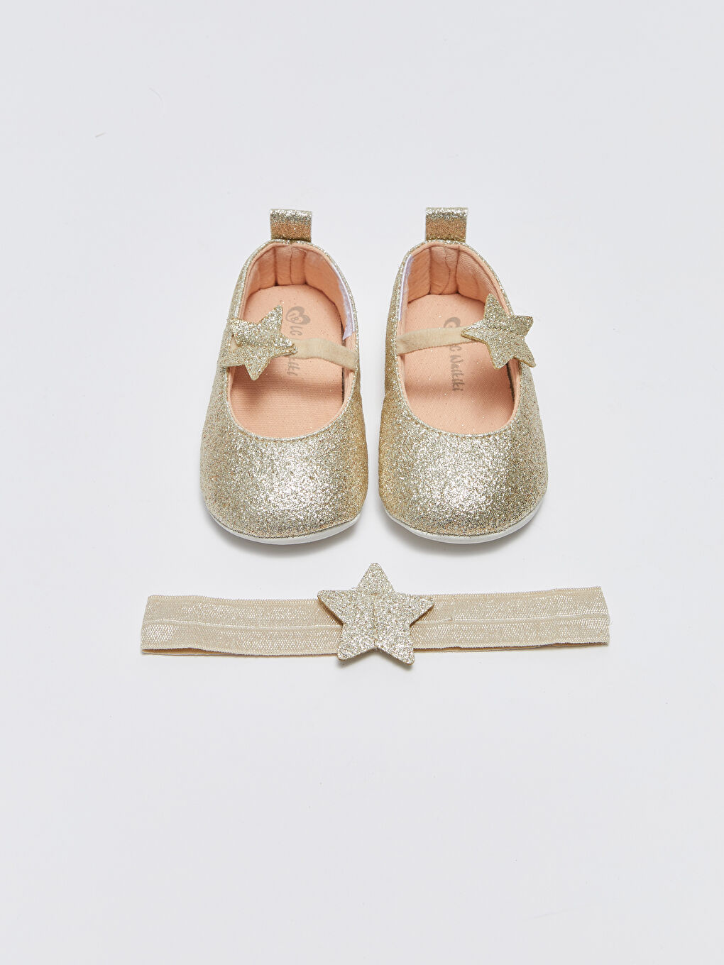 LCW STEPS Glitzer Baby Mädchen Vor-Kleinkind Schuhe und Stirnband -S3FY09Z1-GHW