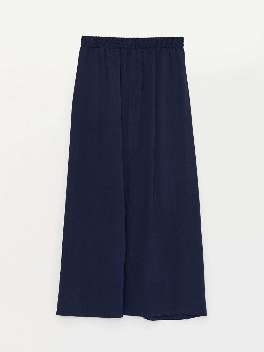 تنورة نسائية سادة خصر مطاطي قماش غاباردين-5