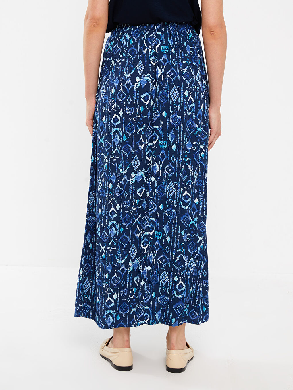 Jupe Femme À Motifs Taille Élastiquée Forme A-Line-2