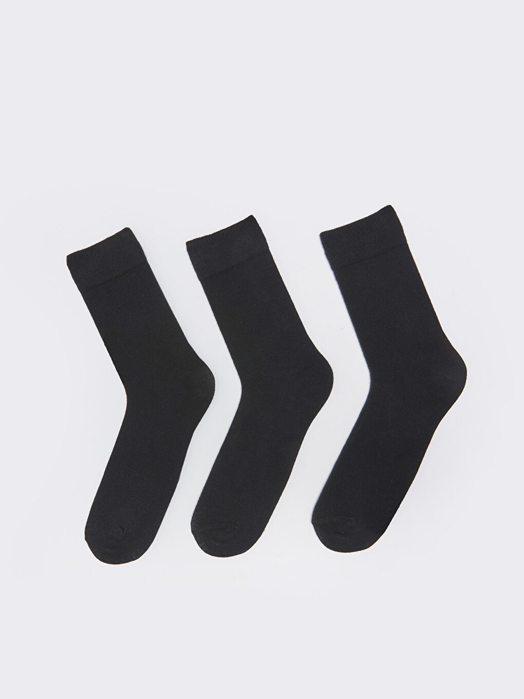Siyah Erkek Soket Çorap 3'lü
