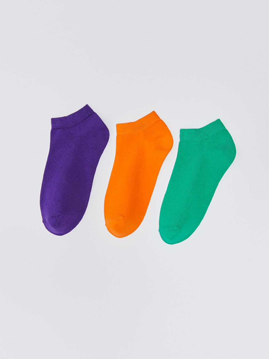 Women's Plain Trainer Socks 3-pack