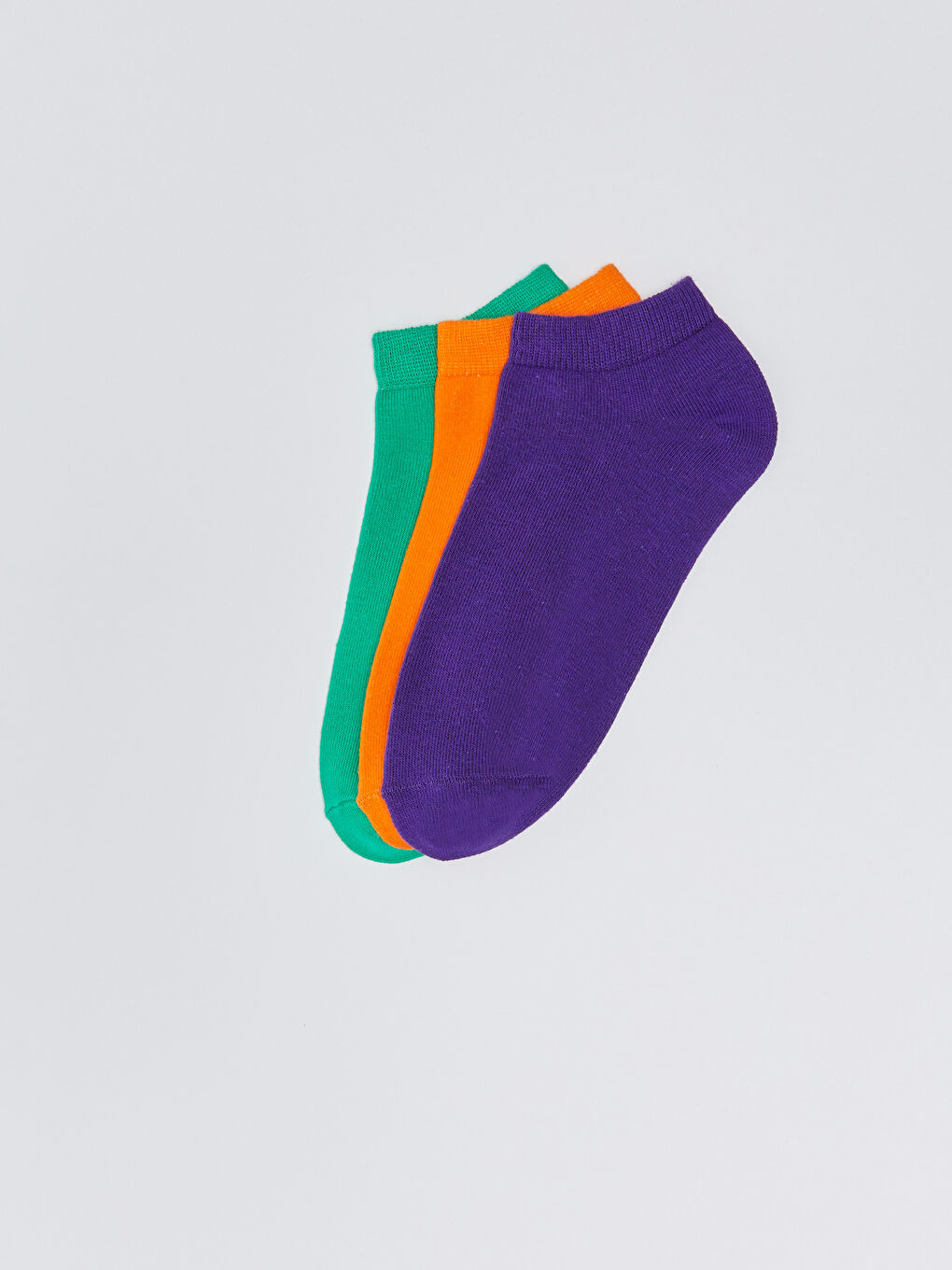 Women's Plain Trainer Socks 3-pack-1