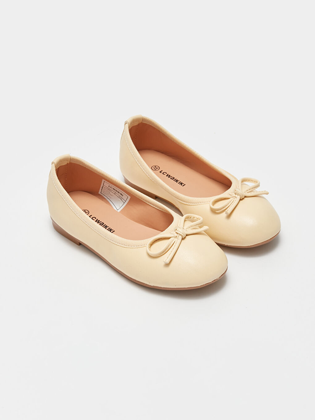 Sarı Fiyonk Detaylı Kız Çocuk Babet