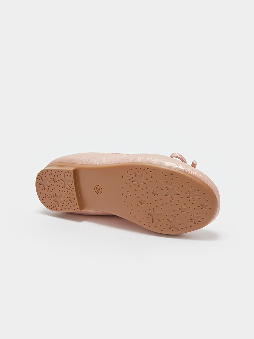 Pembe Fiyonk Detaylı Kız Çocuk Babet-3