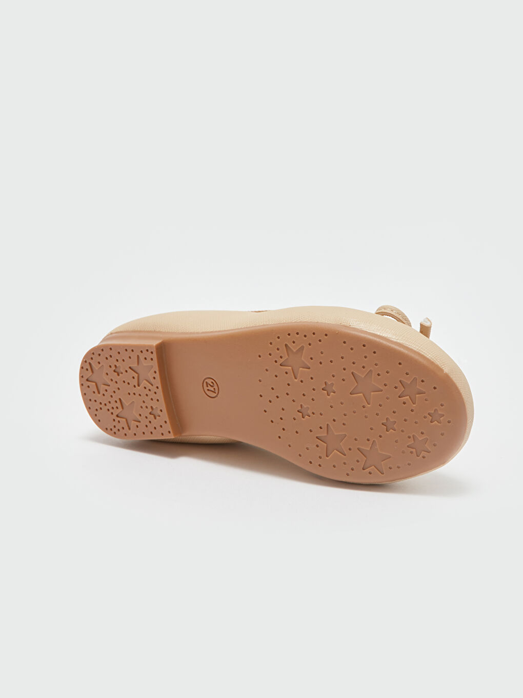 Bej Fiyonk Detaylı Kız Çocuk Babet-3