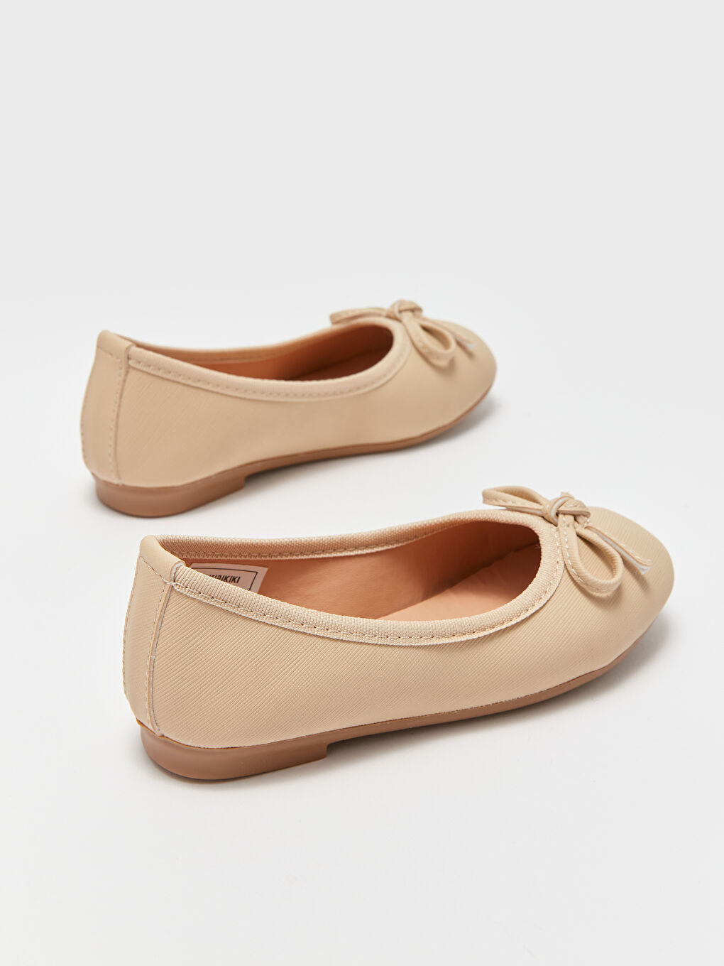 Bej Fiyonk Detaylı Kız Çocuk Babet-4