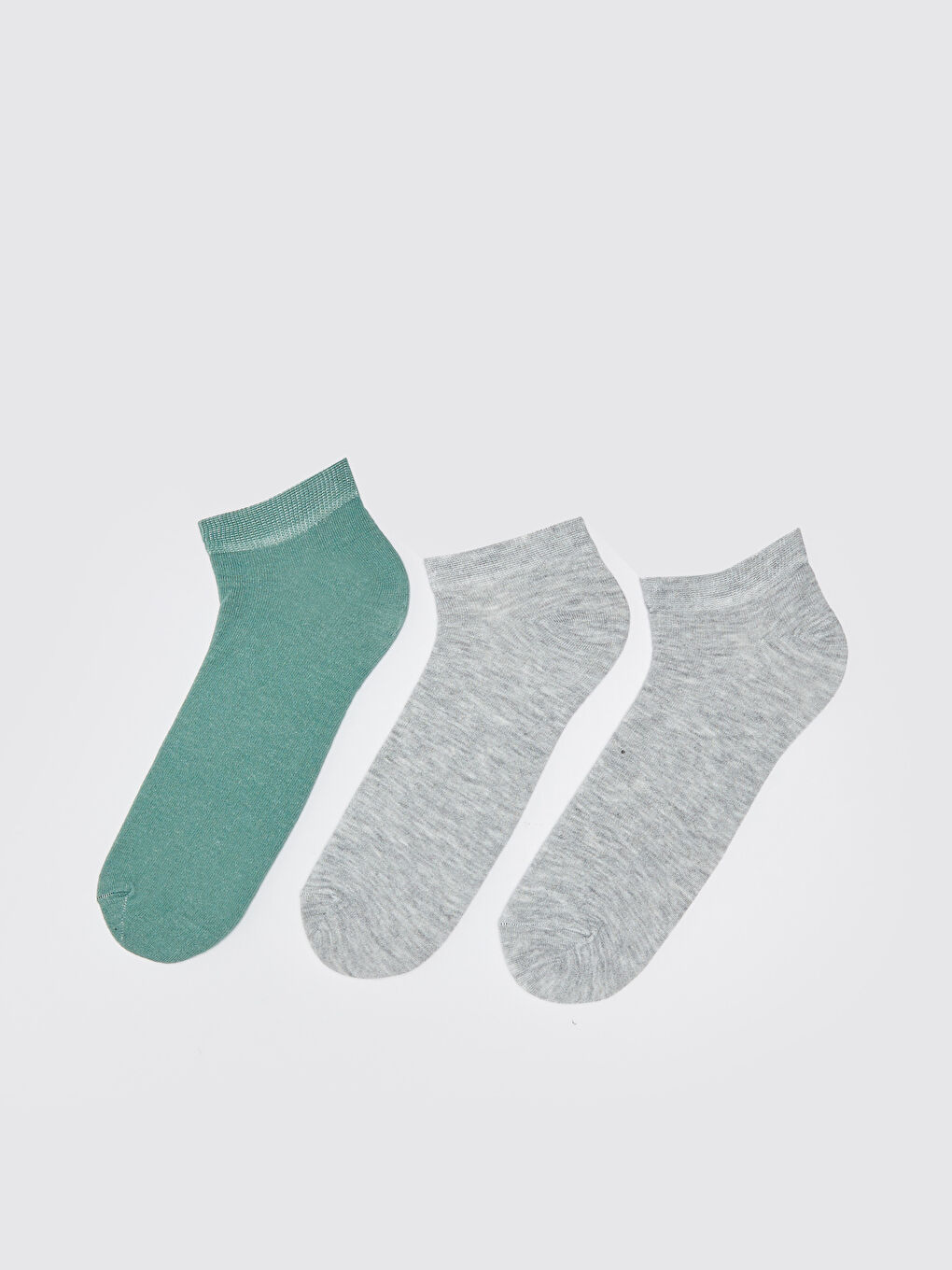 Haki Erkek Patik Çorap 3'lü