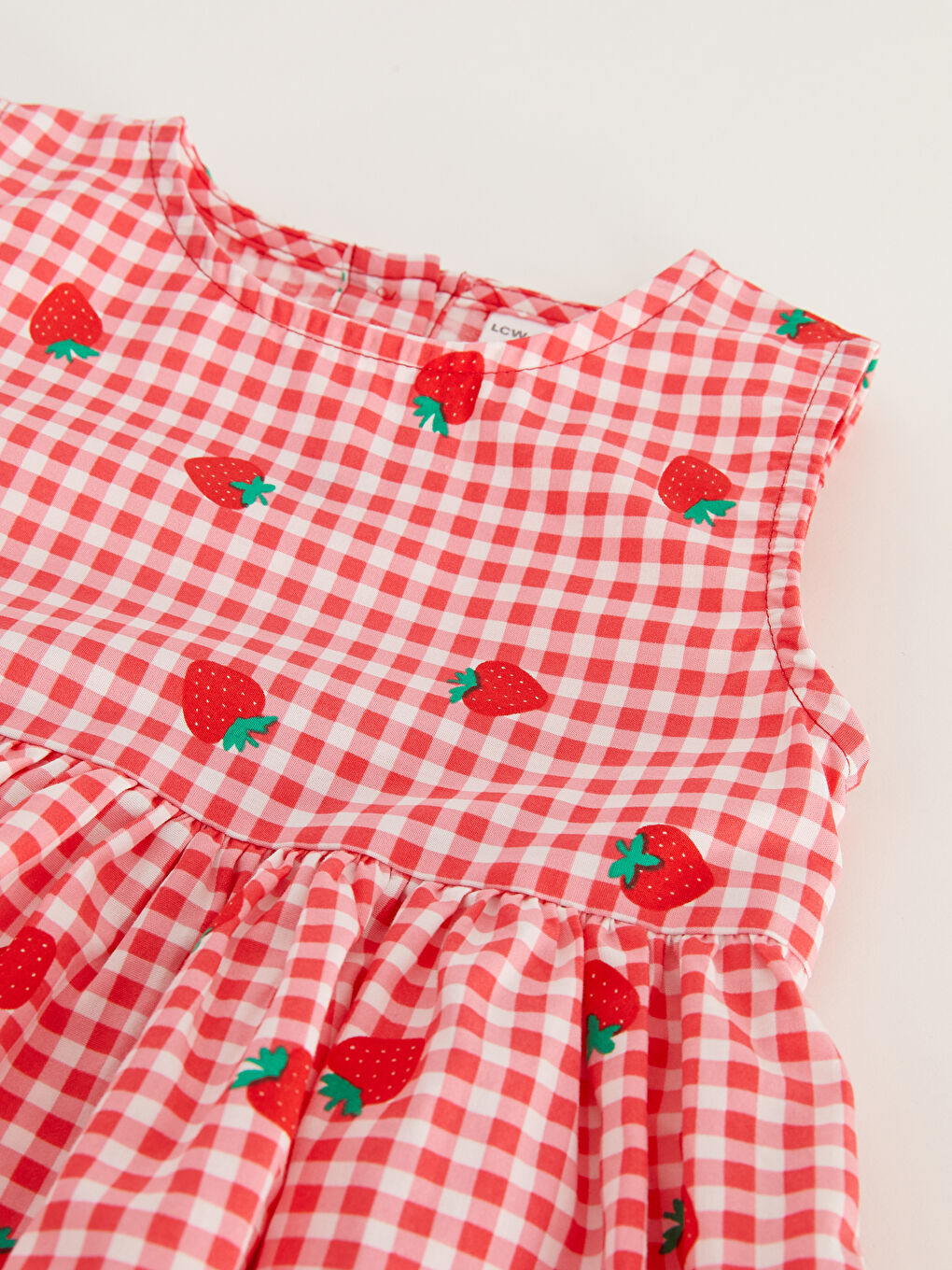 Crew Neck Baby Girls' Dress-2