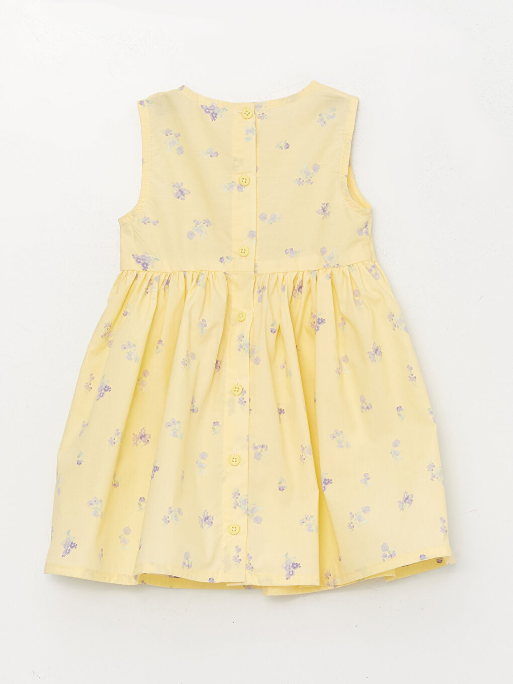 Crew Neck Baby Girls' Dress-1