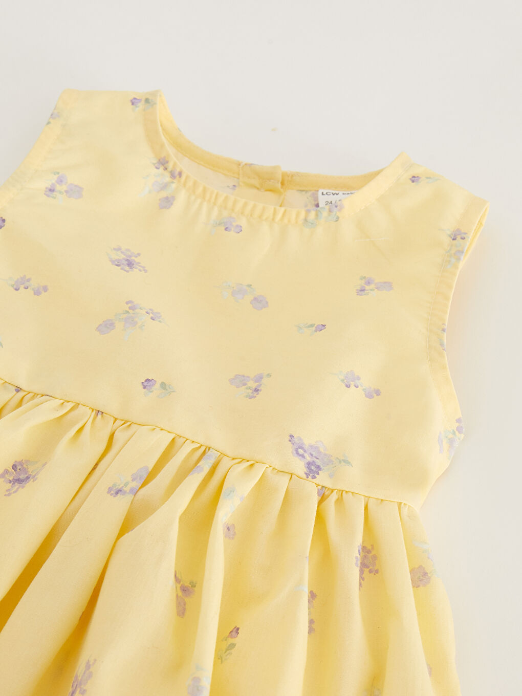 Crew Neck Baby Girls' Dress-2