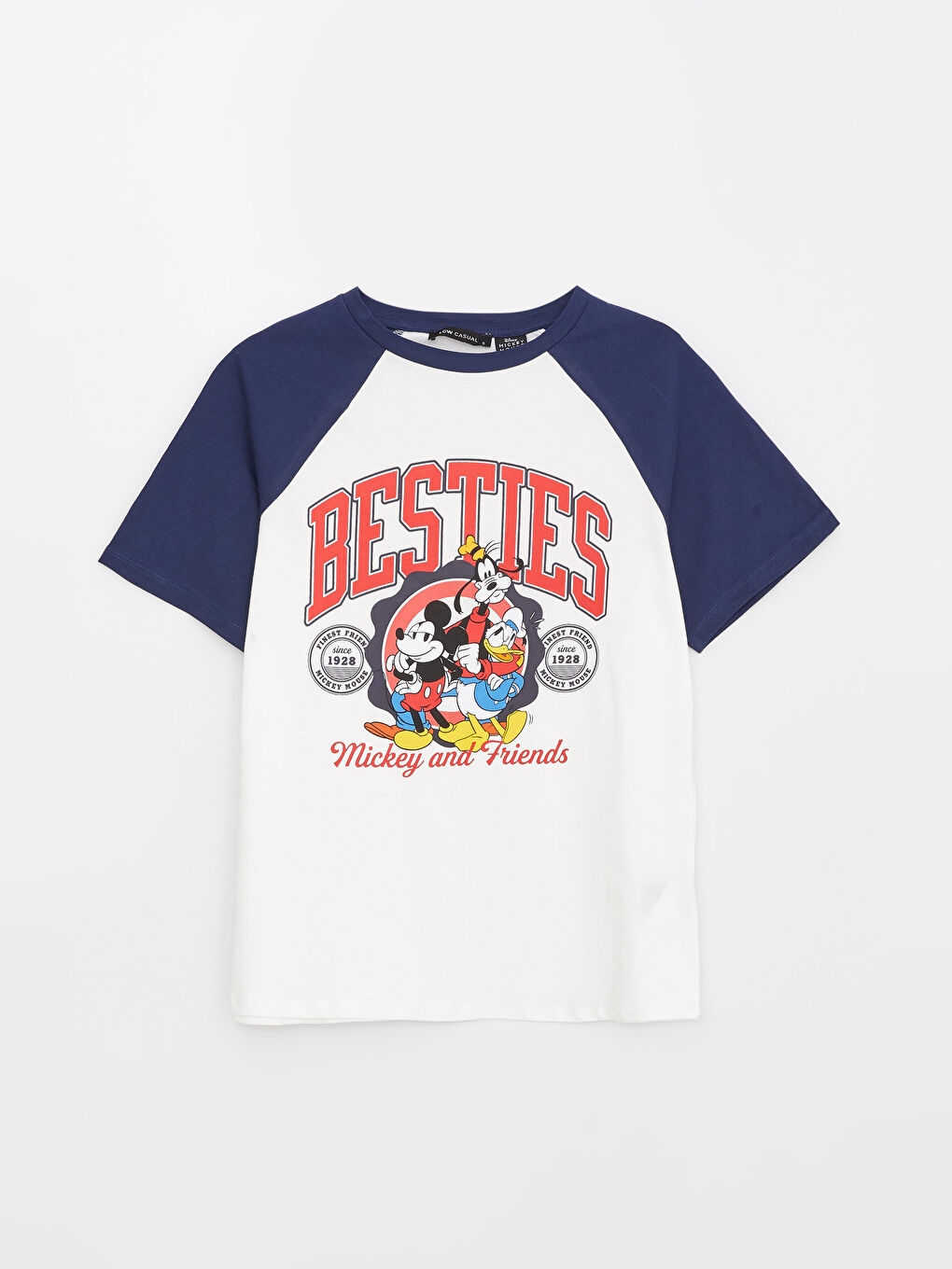 Women's Mickey Mouse and Friends Printed T-Shirt -S3G012Z8-FDU