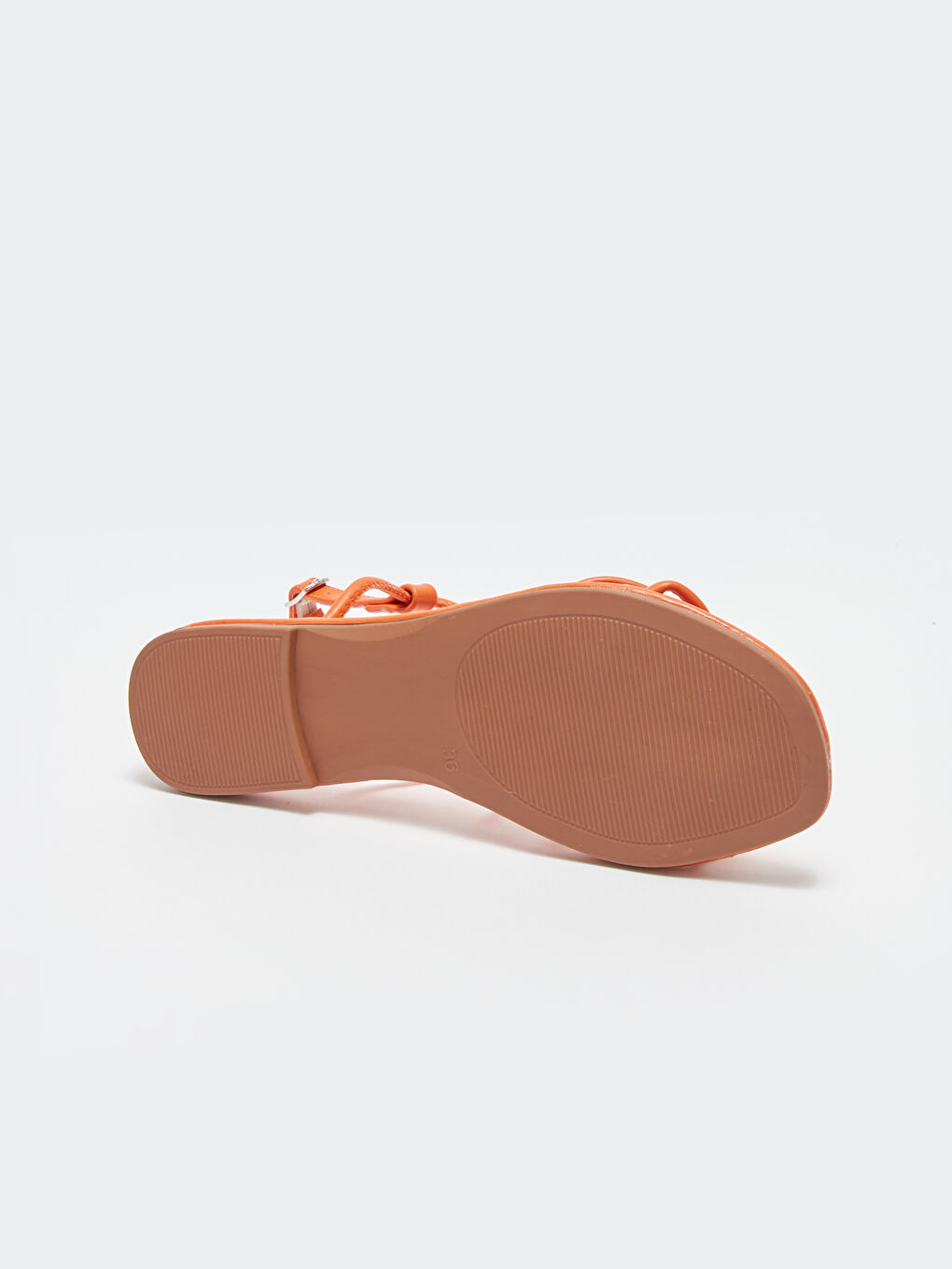 Buckle Detailed Thin Band Women's Sandals-3