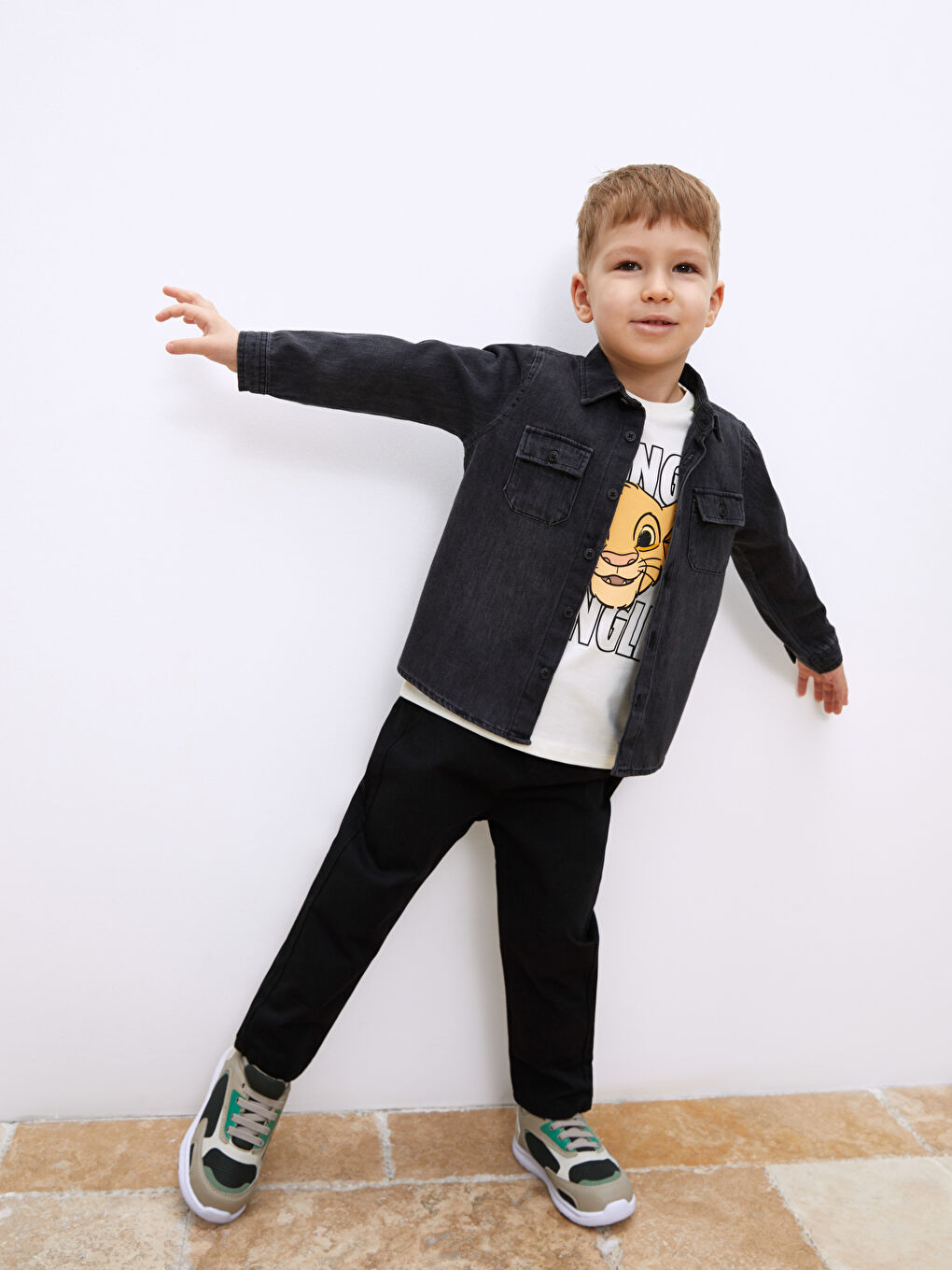 Elasticated Waist Basic Baby Boys' Trousers