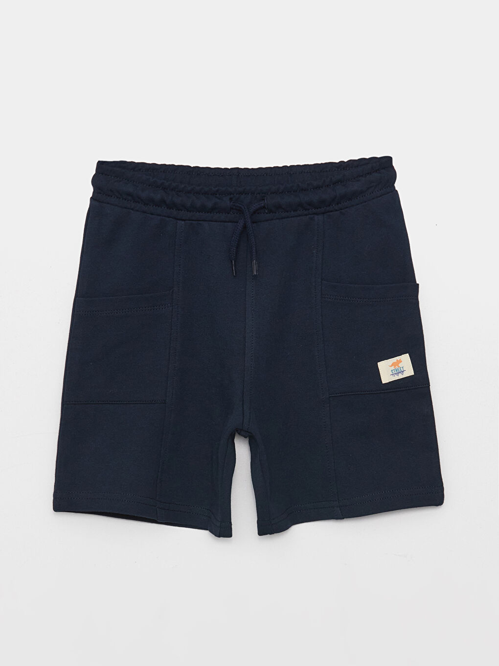 Pantaloni Scurți Simpli cu Talie Elastică pentru Băieți