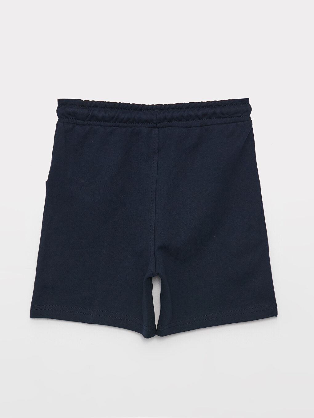 Pantaloni Scurți Simpli cu Talie Elastică pentru Băieți-1