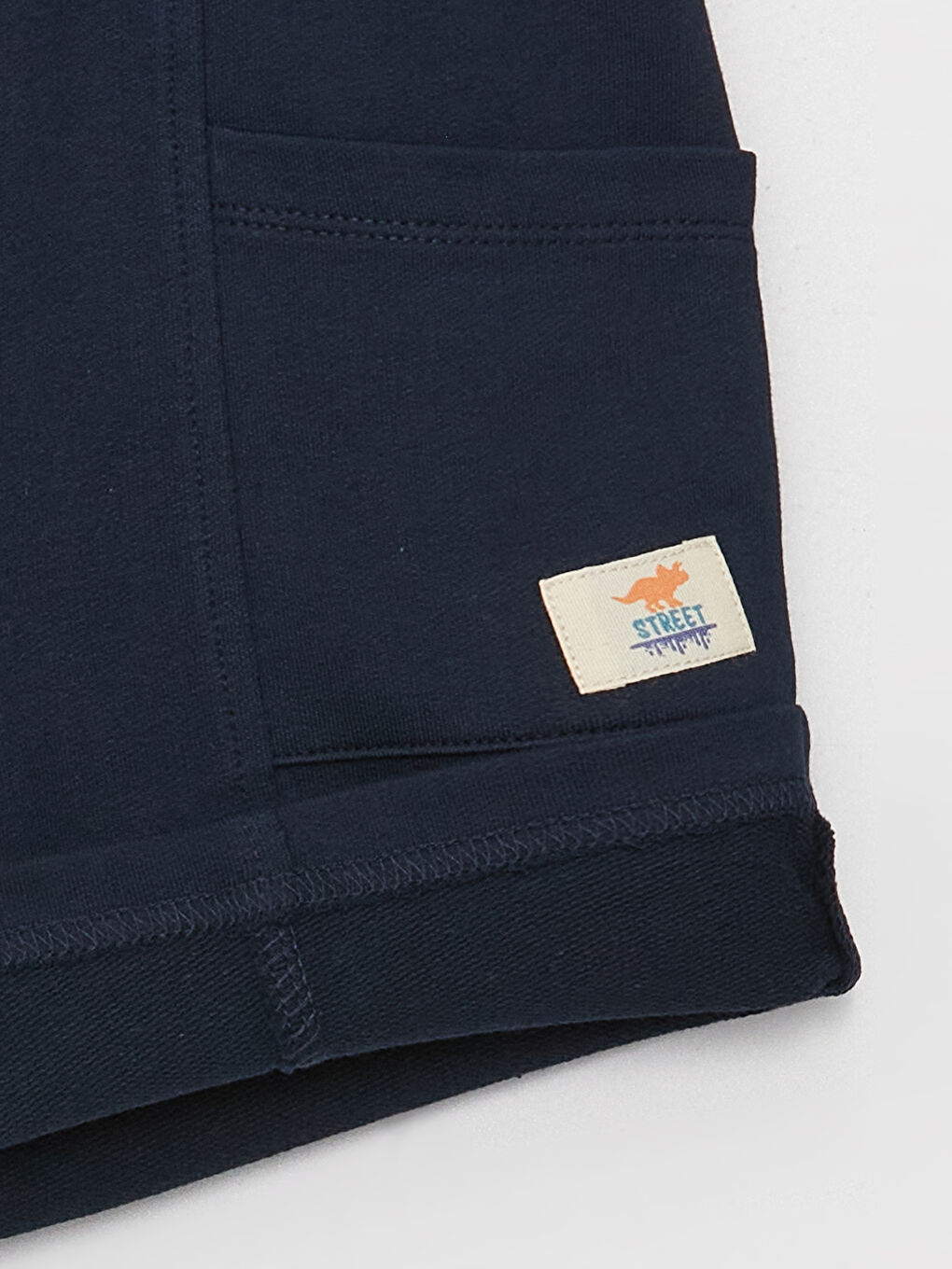 Pantaloni Scurți Simpli cu Talie Elastică pentru Băieți-2