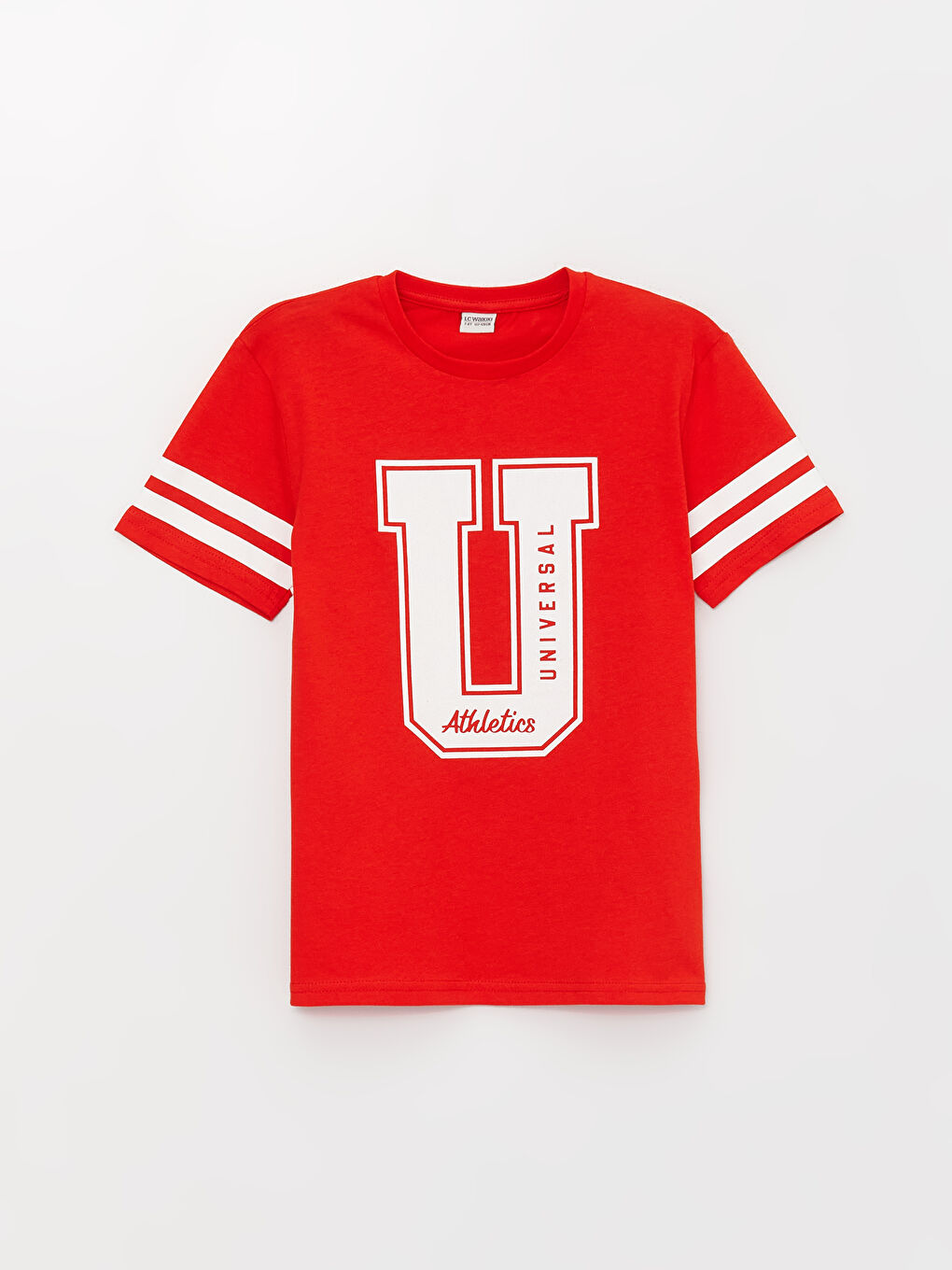 Crew Neck Printed Short Sleeve Boys' T-Shirt